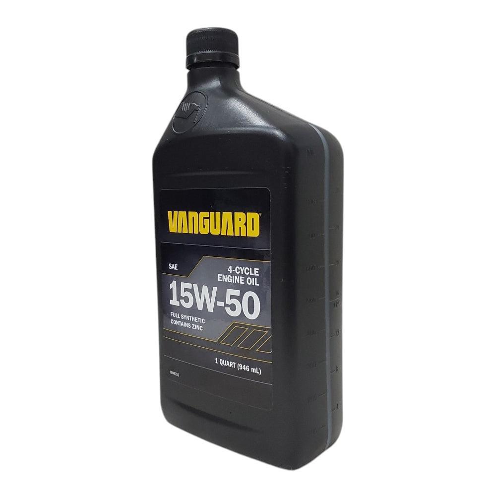 Aceite de motor totalmente sintético Briggs &amp; Stratton Vanguard 15W-50, 1 cuarto de galón (100405Q)