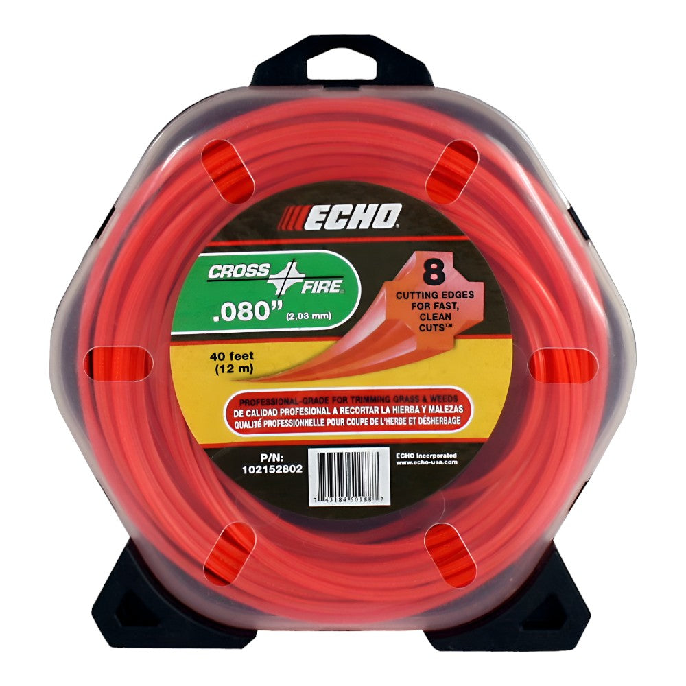 Echo .080 Cross-Fire trimmer line 40ft
