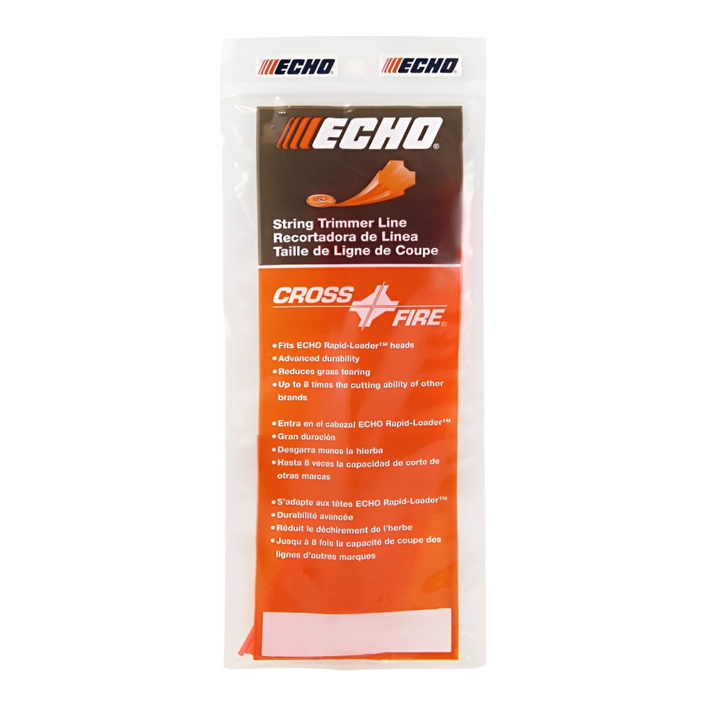 Echo .155" Pre-Cut Cross-Fire trimmer line 50pk