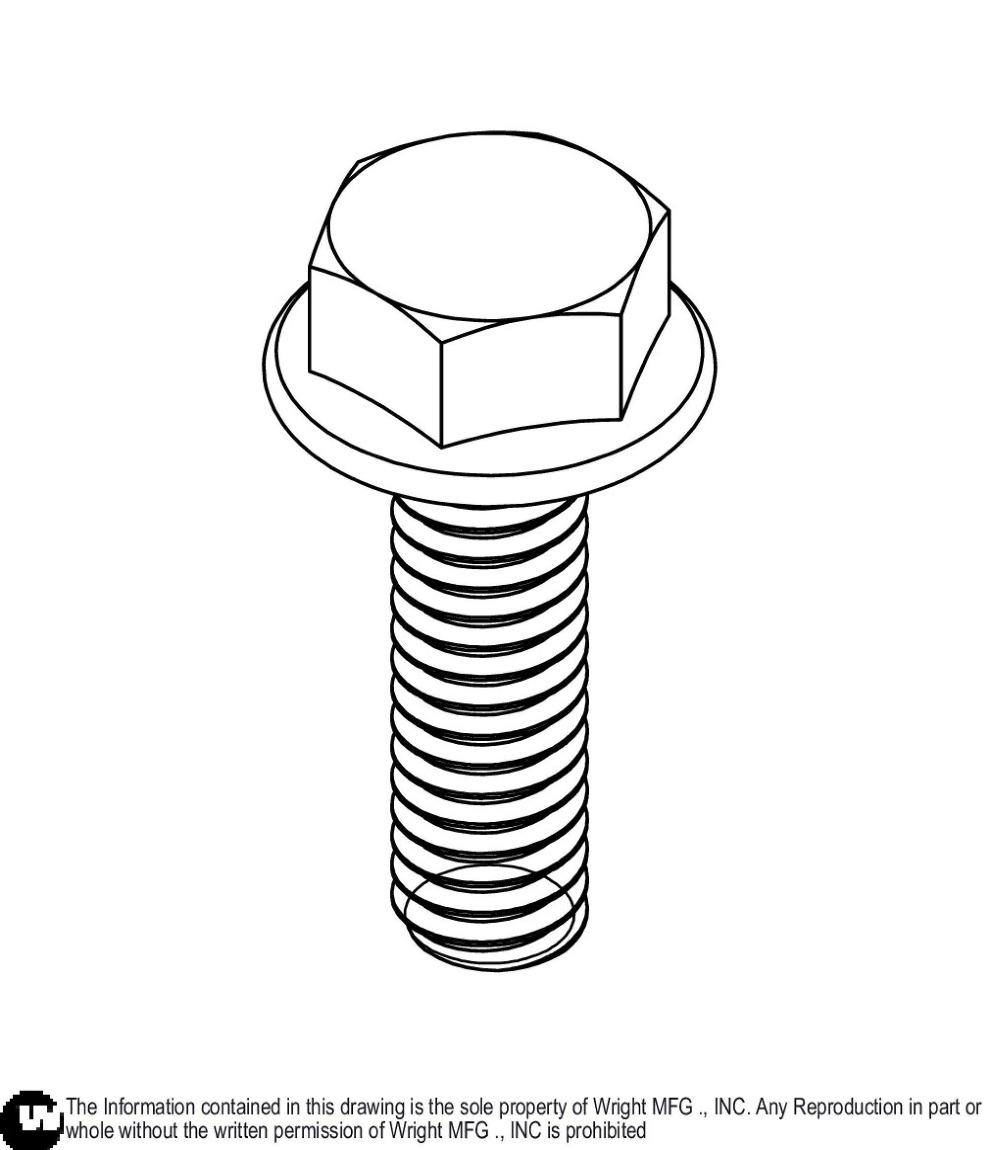Flange Bolt 5/16-18 x 1 Z5 11990013.