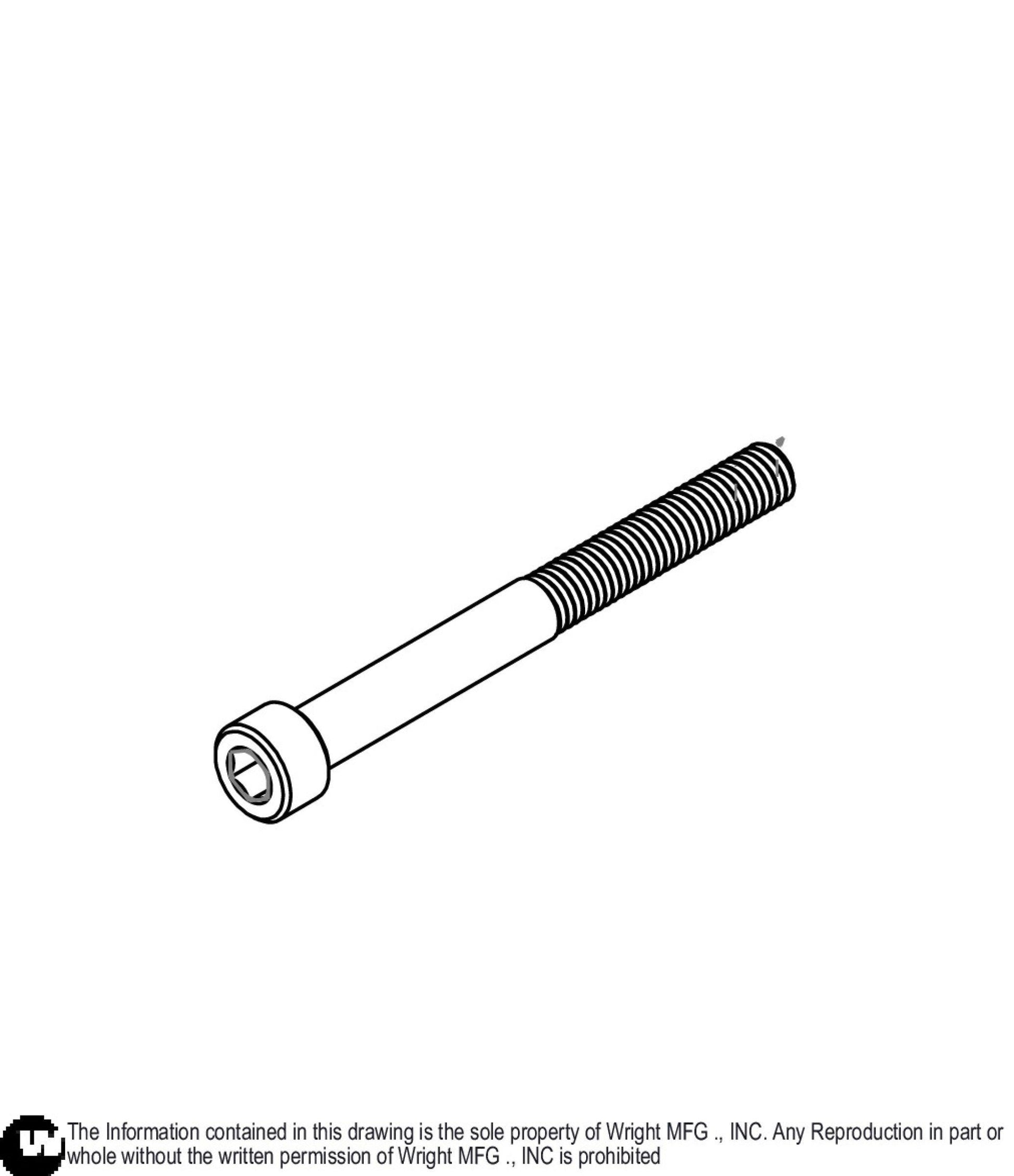 Allen Bolt 10-32 x 2 11990018.