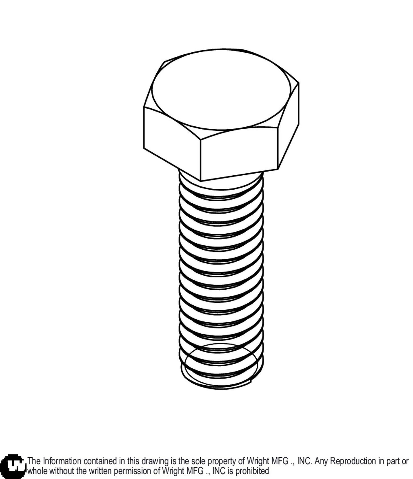 Hex Head Bolt 5/16-18 x 1 G5 Plated 11990027.