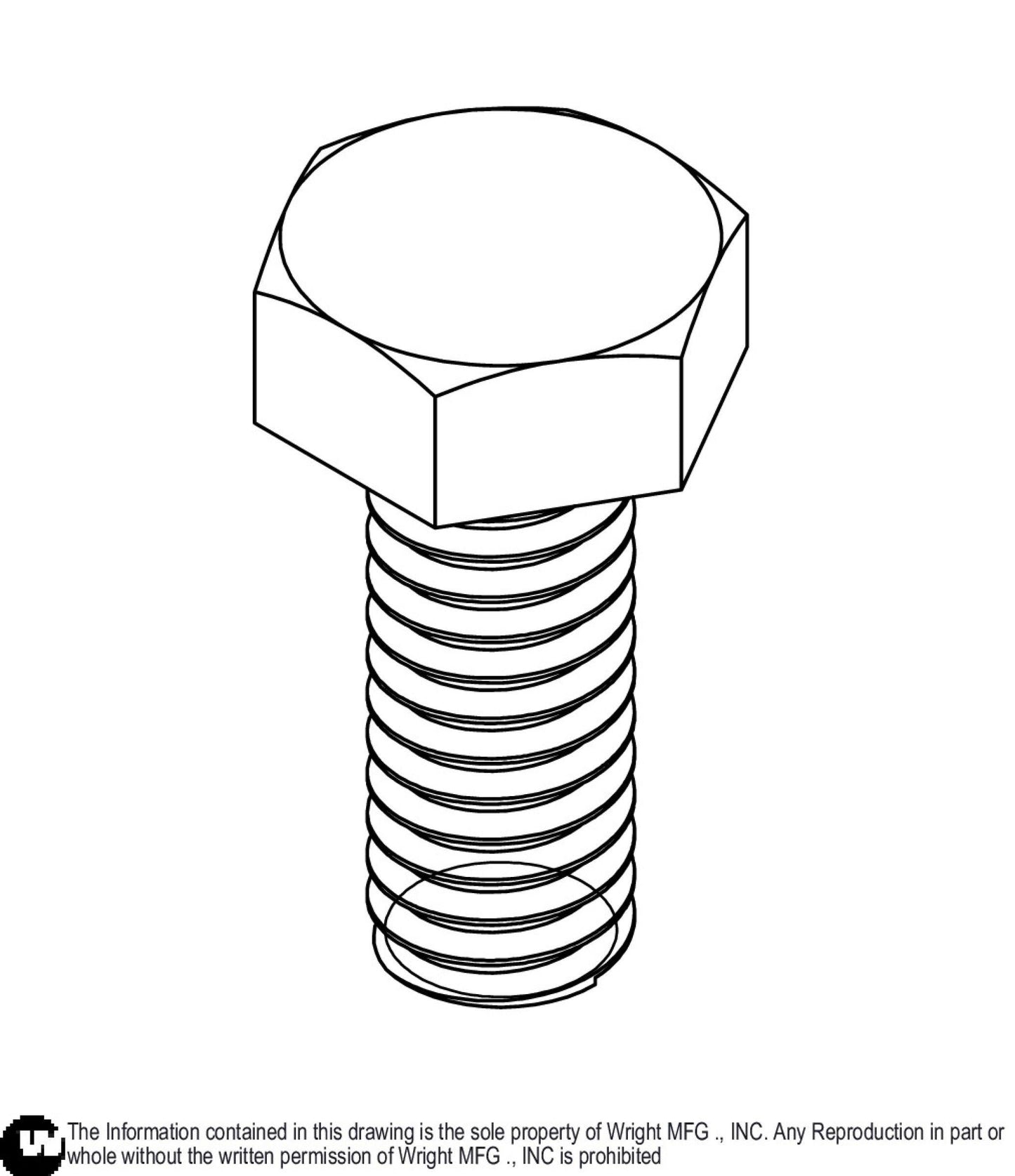 Hex Bolt 5/16-18 x 3/4 Z5 11990028.