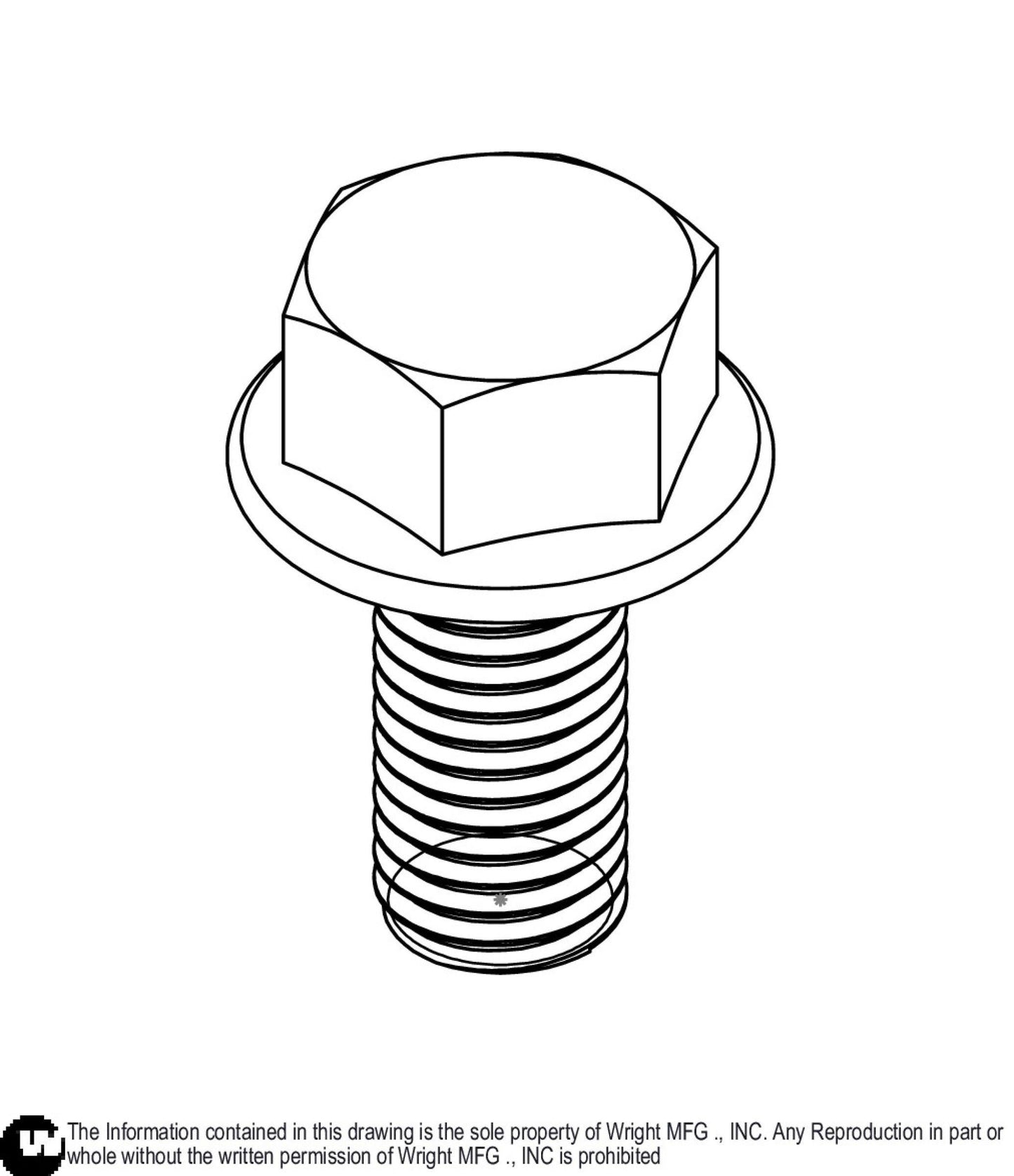 Flange Bolt 3/8-16 x 3/4 Z5 11990030.