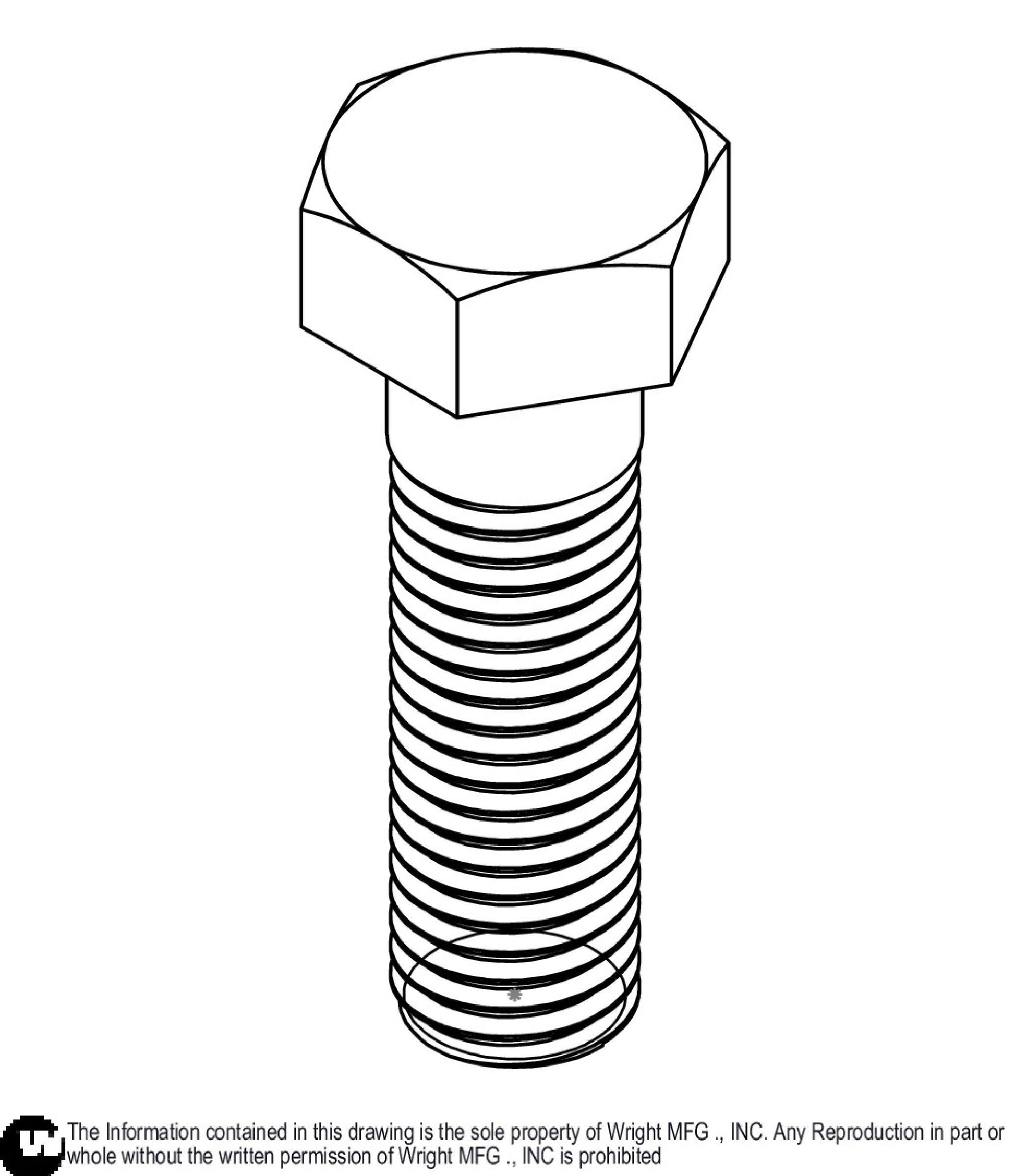 Hex Bolt 3/8-16 x 1 1/4 Z5 11990032.