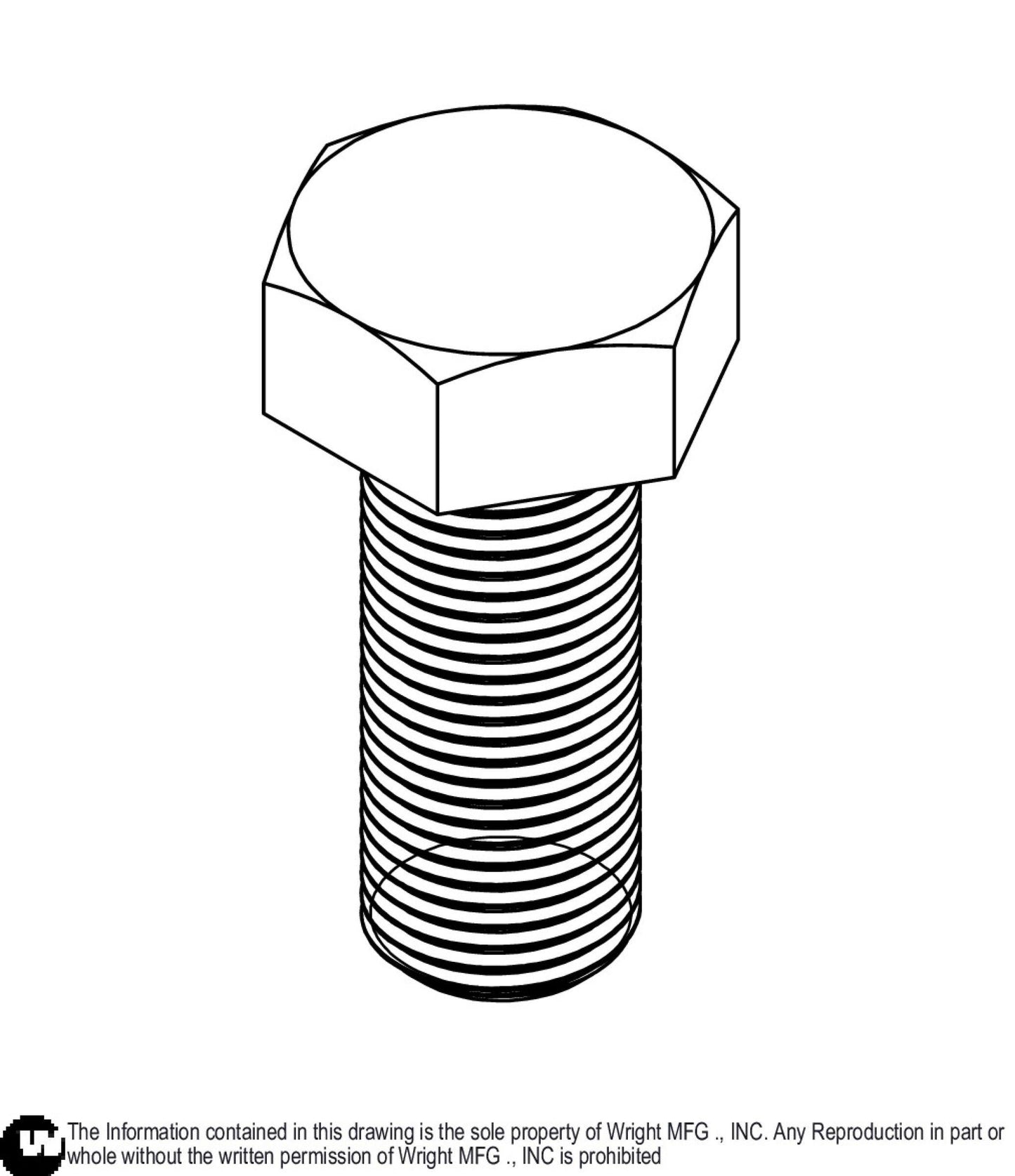 Hex Bolt 5/8-18 x 1 1/2 Z5 11990058.