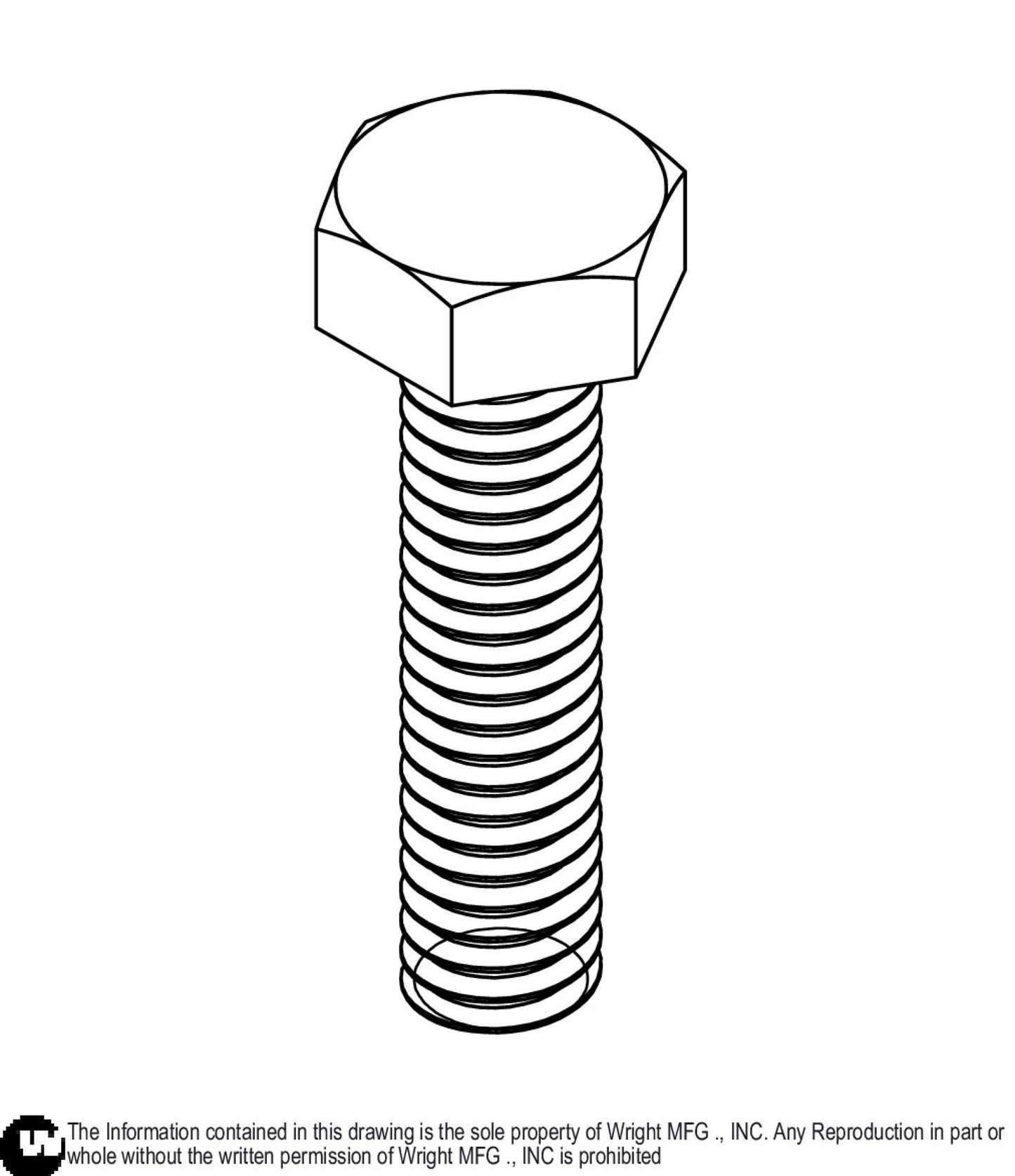 Hex Bolt 5/16-18x1 1/4 Z5 (Rep 11990118) 11990065.