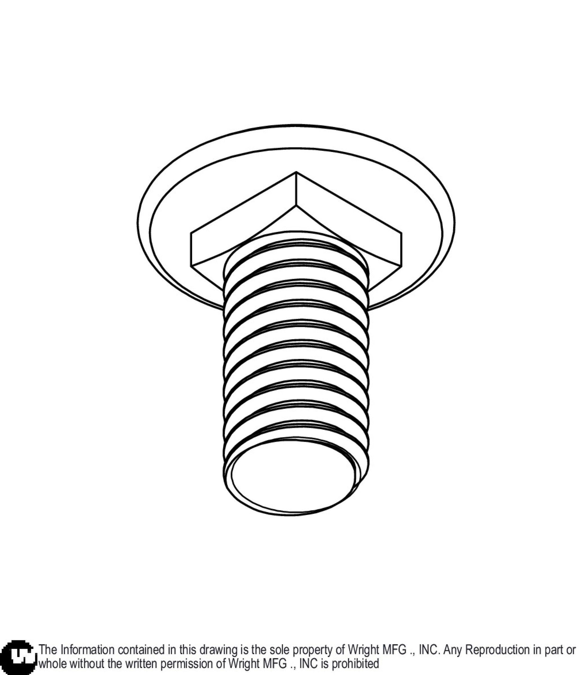 Carriage Bolt 3/8 x 3/4 Z5 11990074.