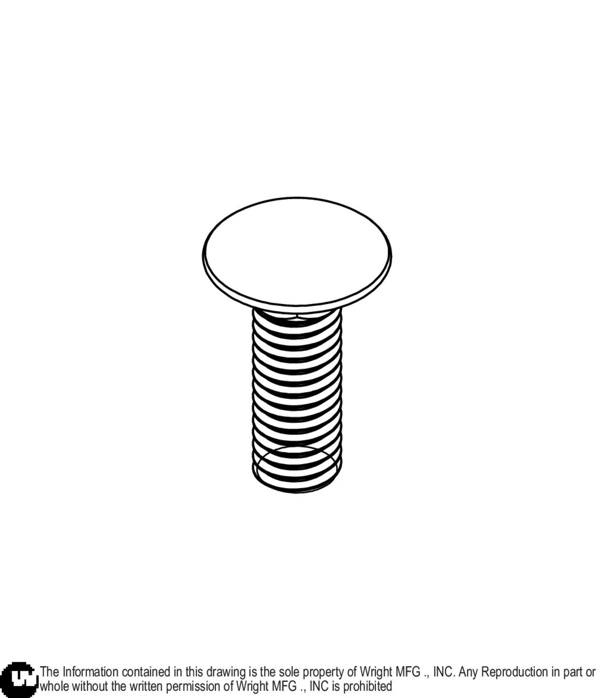 Carriage Bolt 7/16-14 x 1 1/4 Z5 11990081.