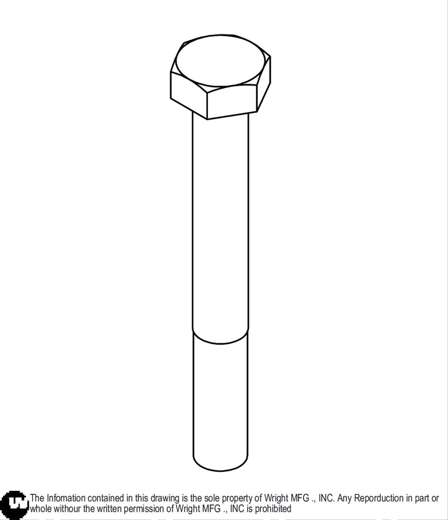 Hex Bolt 5/16-18 x 2 1/2 Z5 11990095.