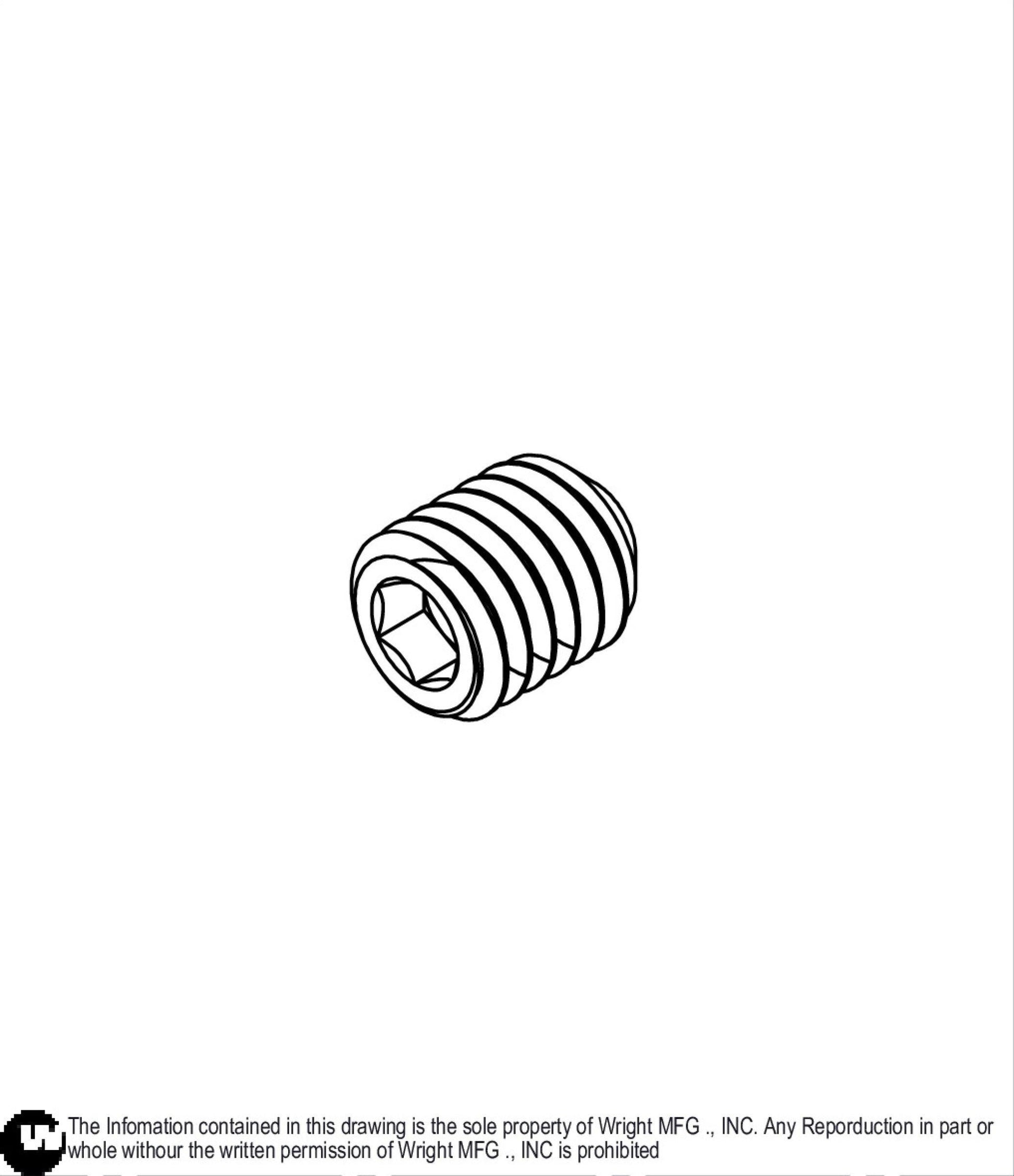 Set Screw 5/16-18 x 3/8 11990097.