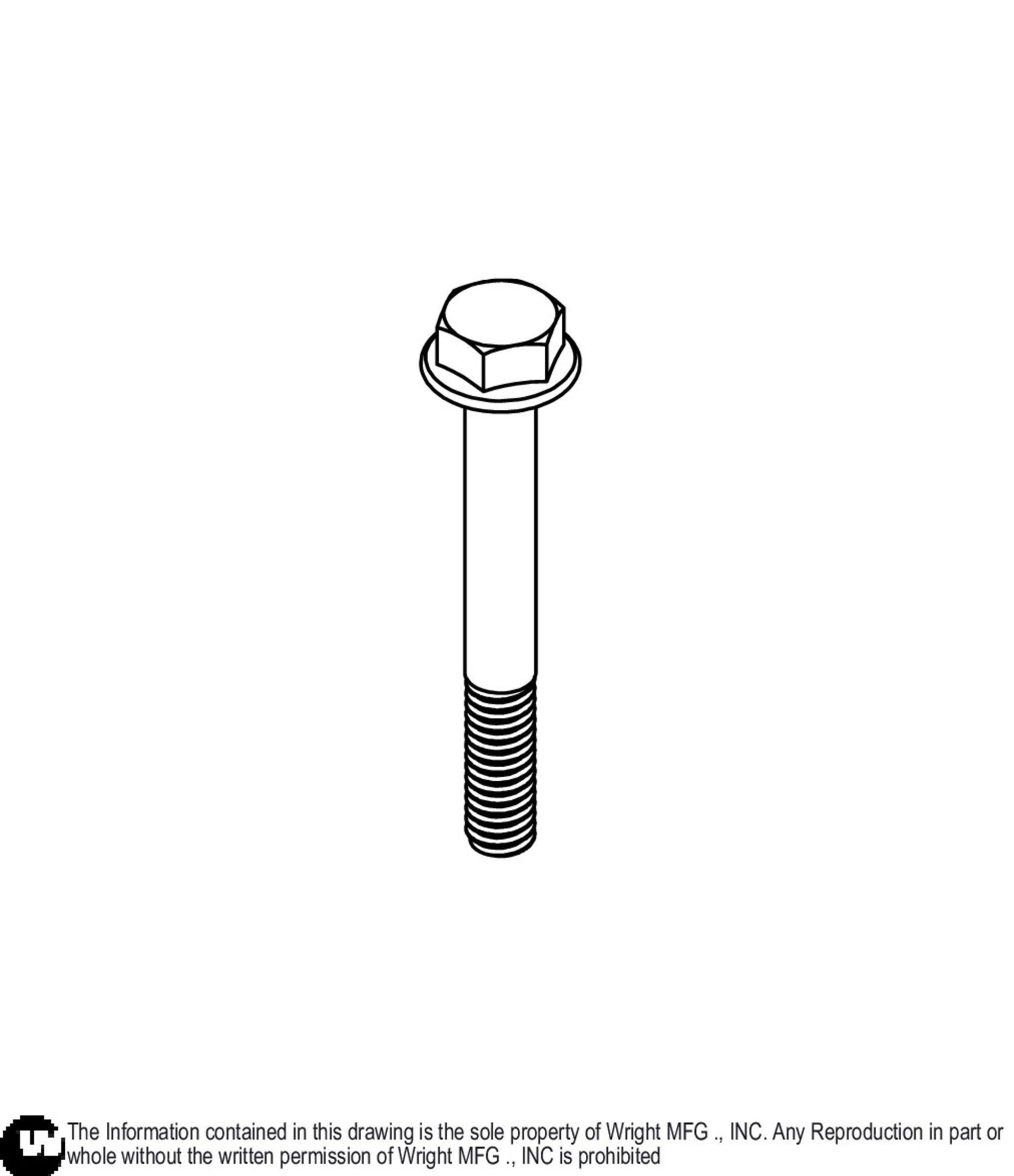 Hex Bolt 5/16-18 x 2 1/2 Z5 11990100.