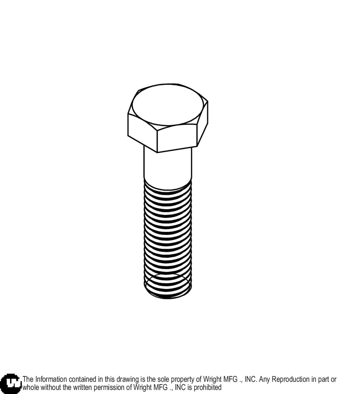 Hex Bolt 5/8-11 x 2-1/2 Z5 11990102.