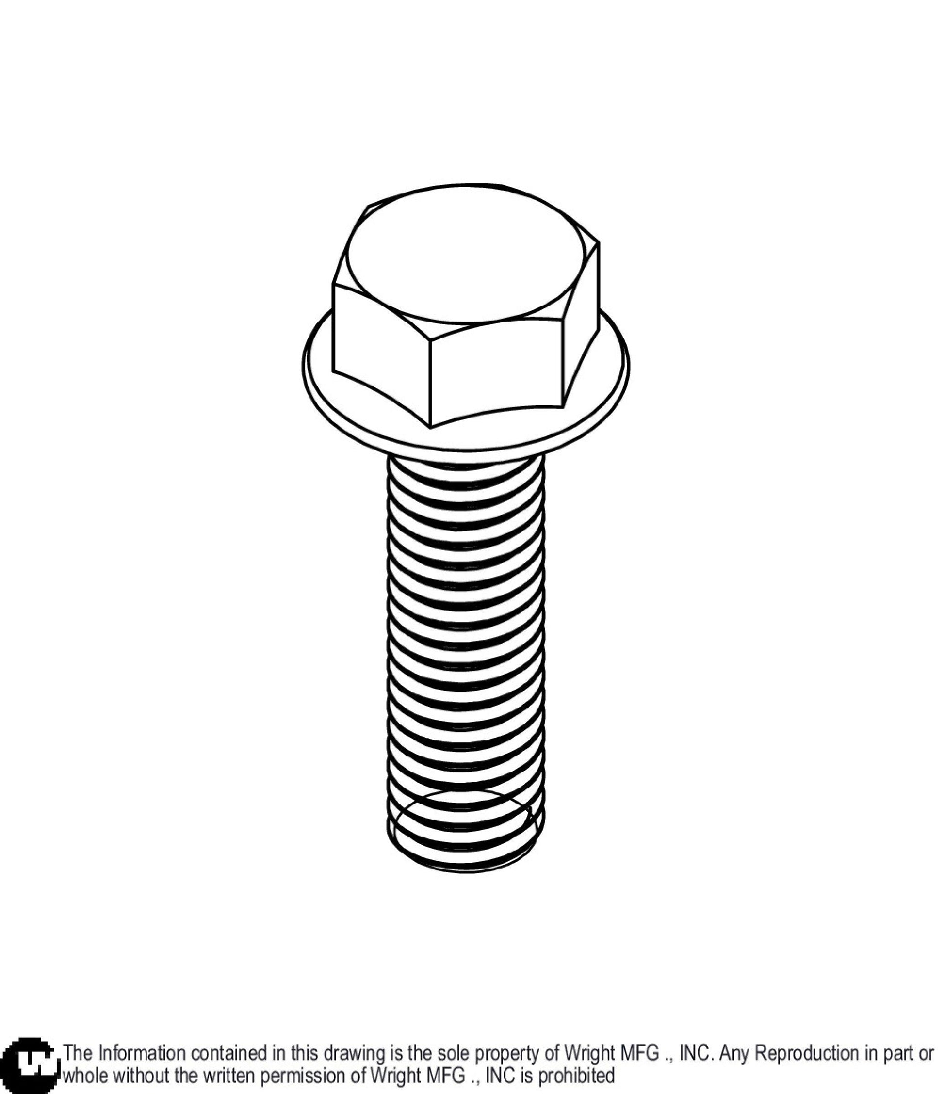 Flange Bolt 1/2-13 x 1 3/4 Z5 11990109.