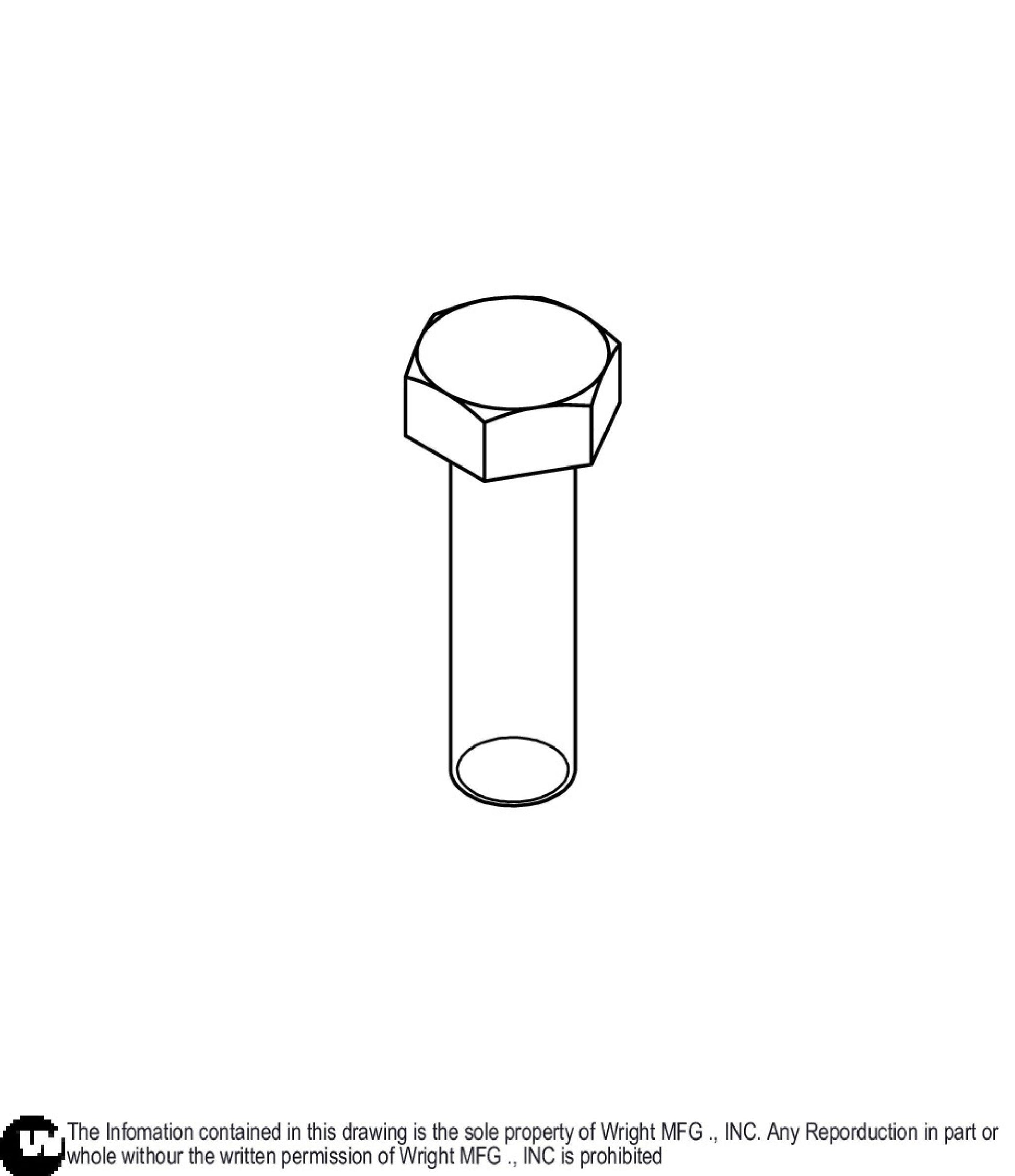Hex Bolt 3/8-24 x 1-1/4, Z5 11990125.