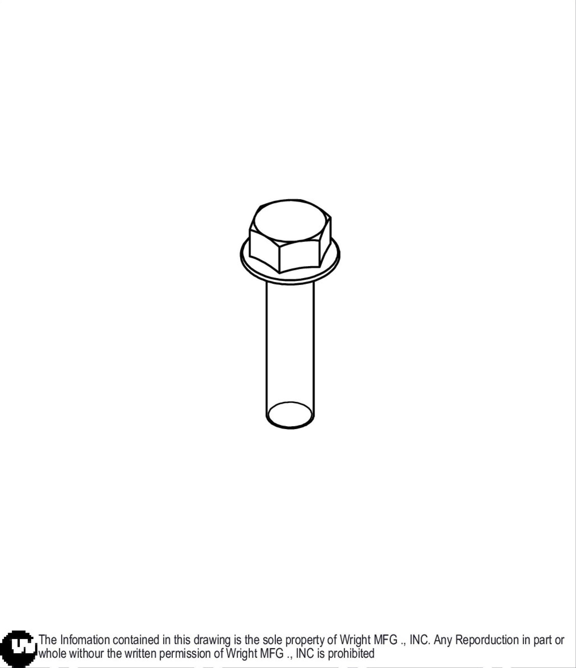 Flange Bolt 1/2-13 x 2.0 Z5 11990127.