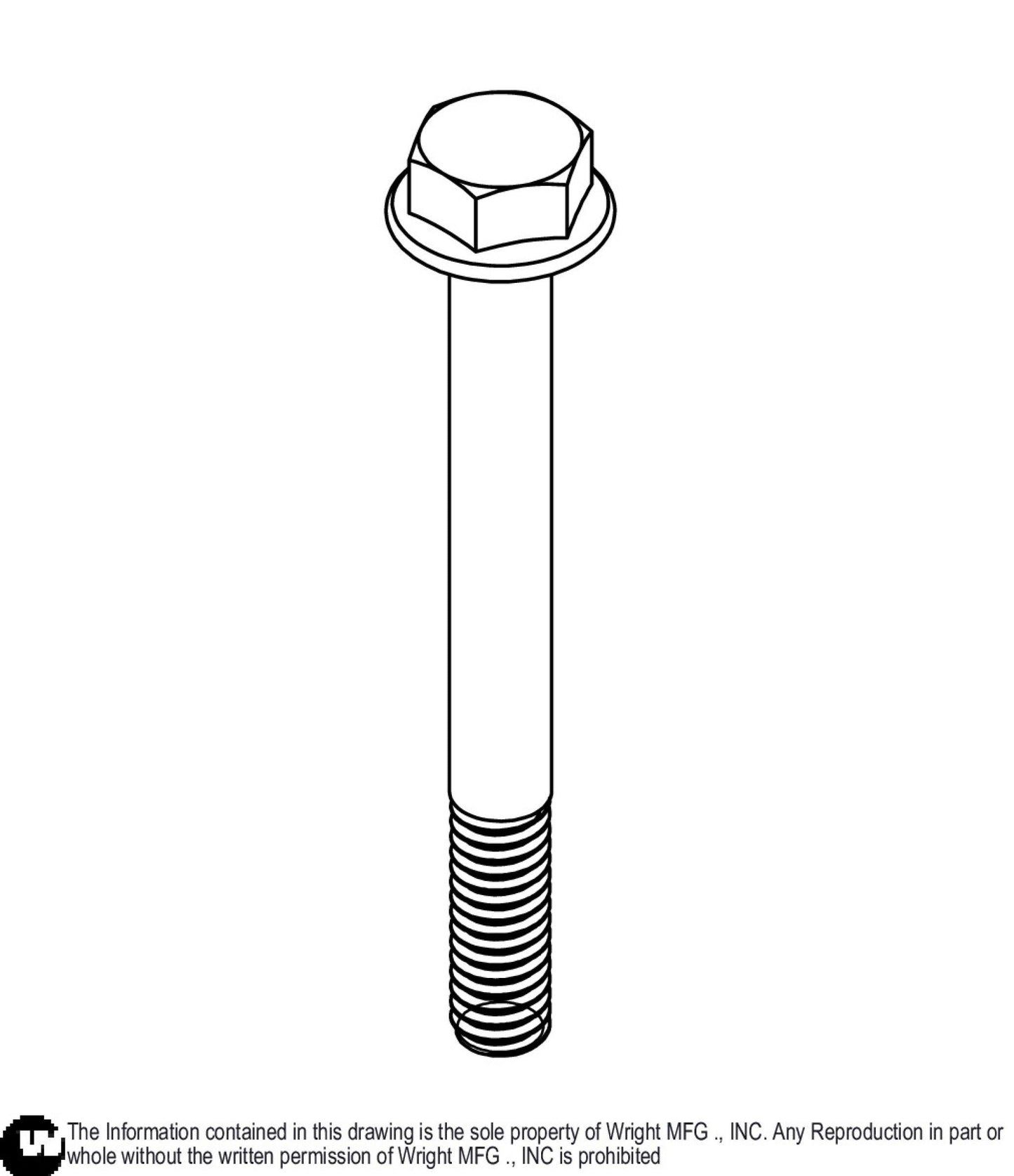 Bolt .3125-18 x 3.00, Z8 11990135.