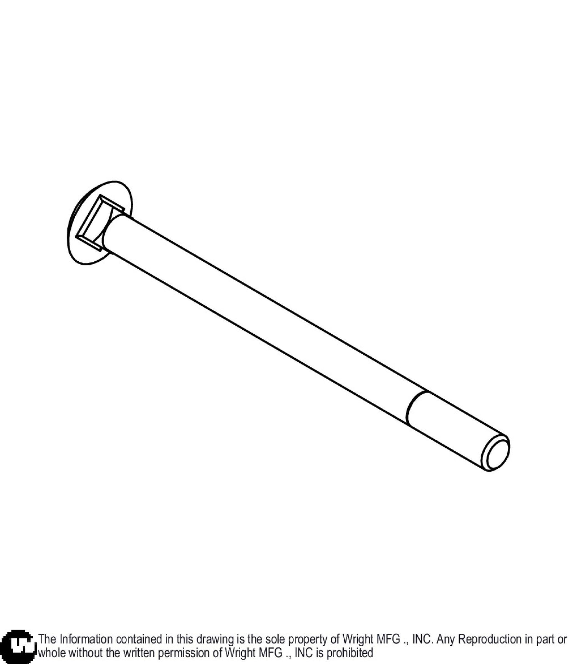 Carriage Bolt 5/16-18 x 4 1/2 Z5 11990162.