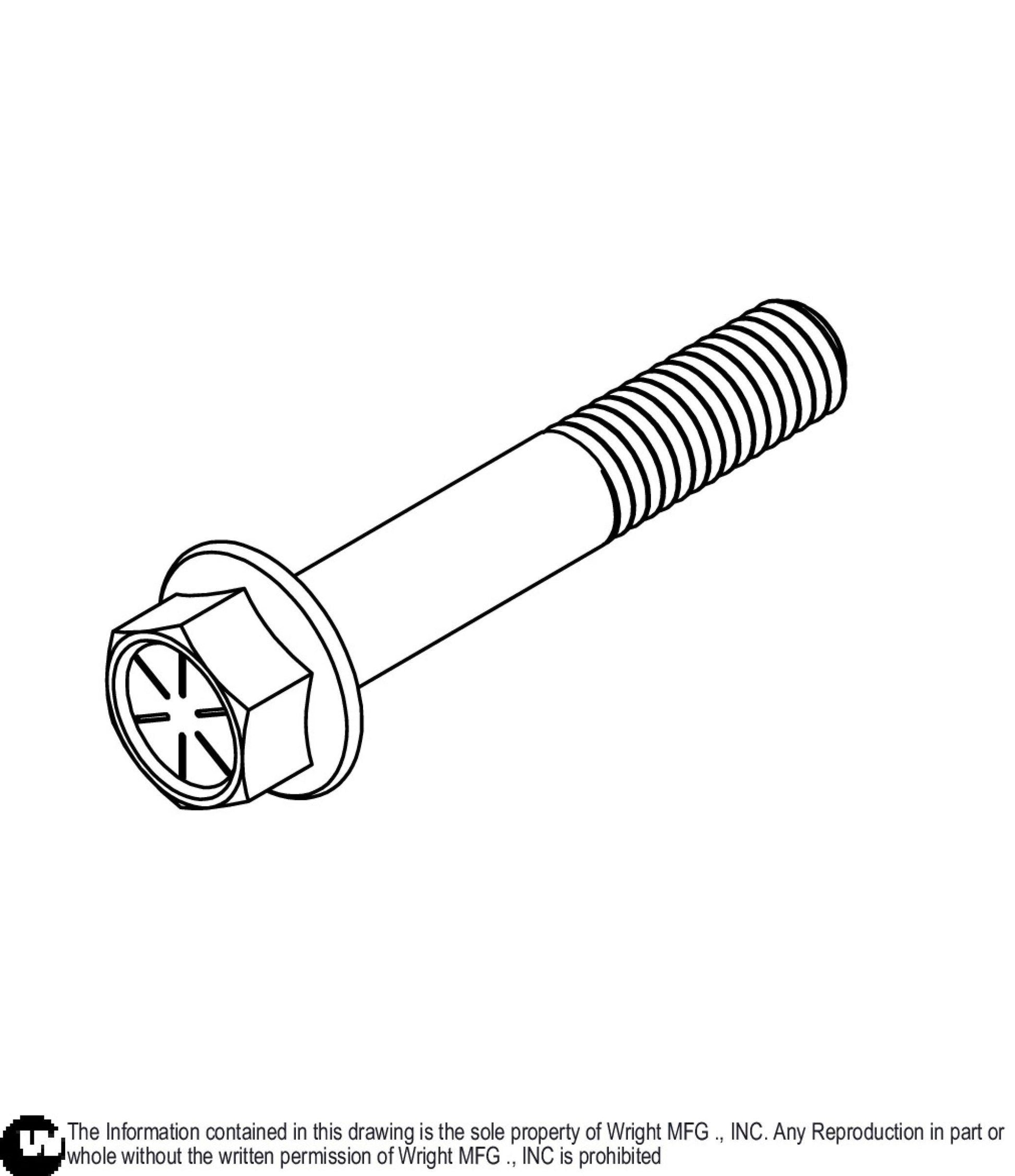 Flange Bolt 3/8 - 16 x 2.25 11990199.