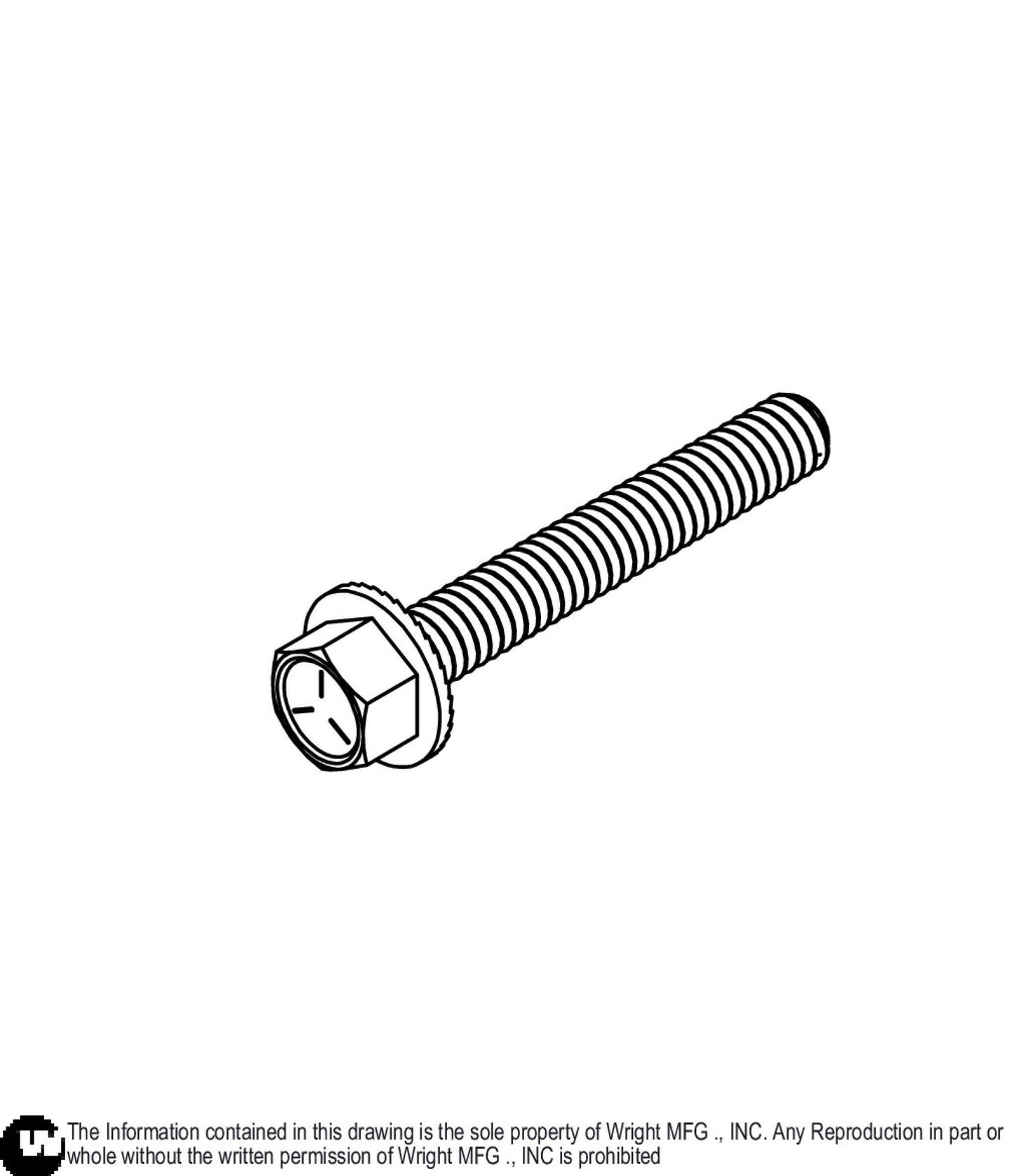 Flange Bolt 1/4-20 x 1 3/4 Z5 11990209.