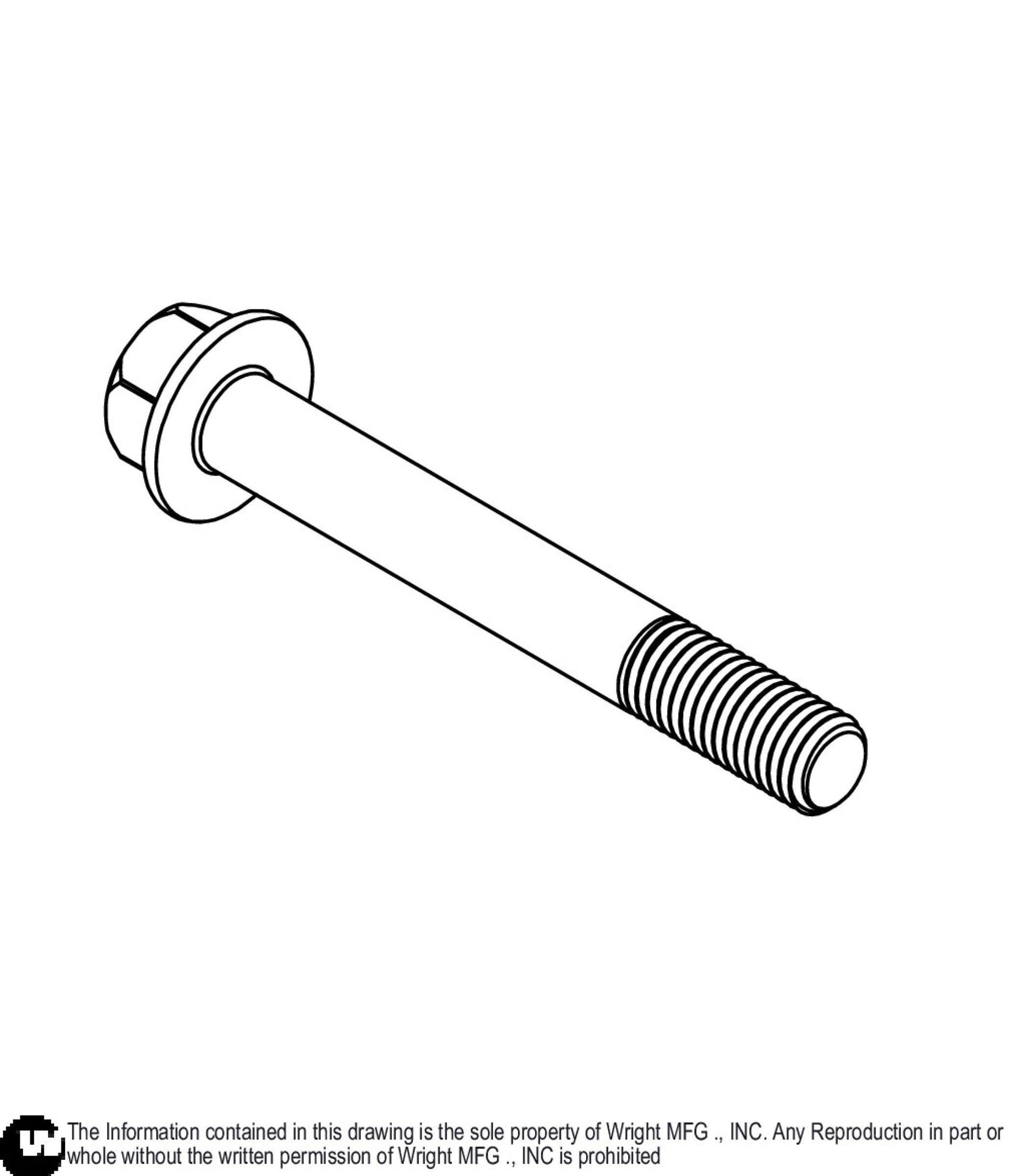 Flange Bolt 5/8-11 x 5 Z8 11990248.