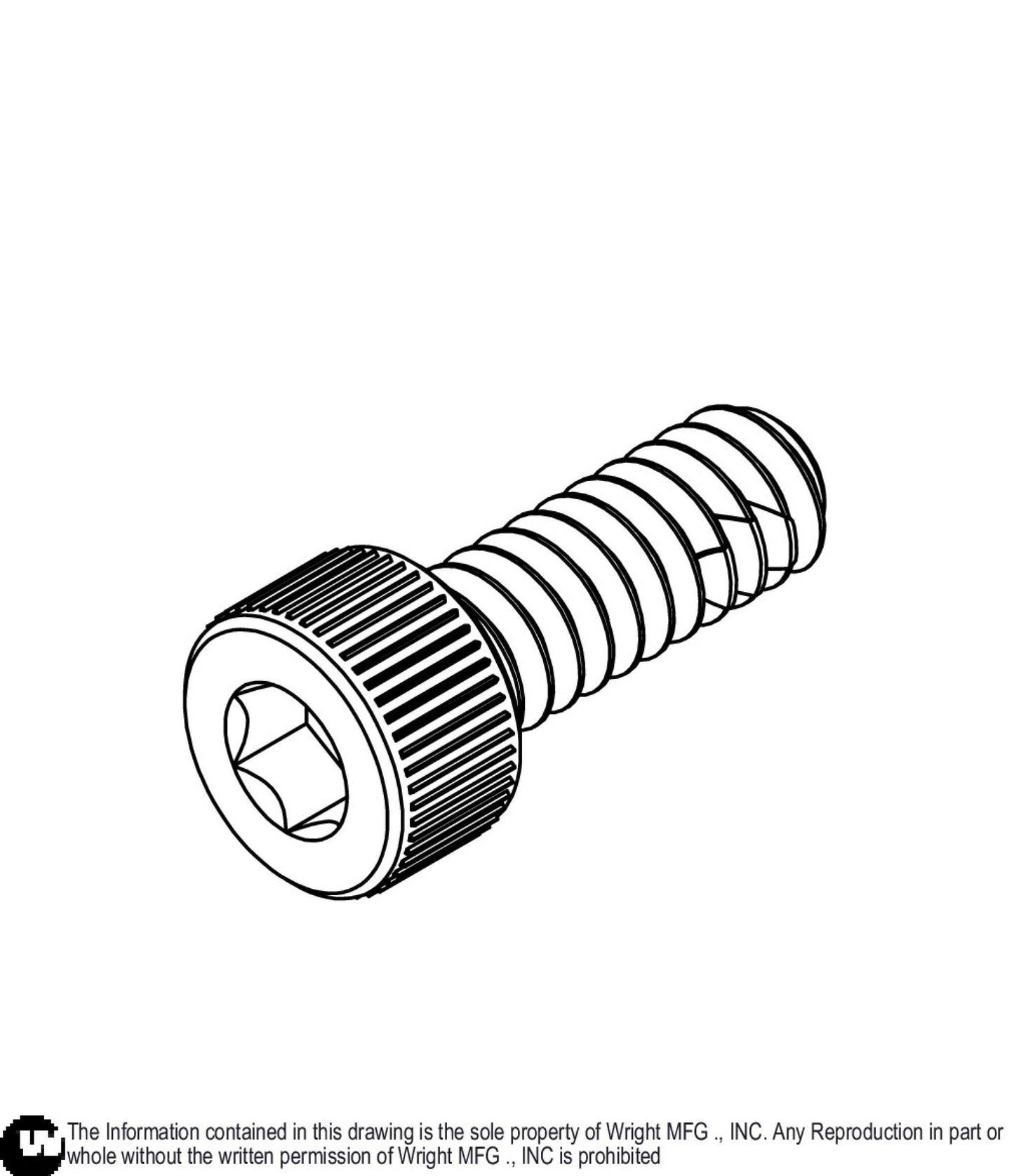 Socket Head Screw 6-32 x 3/8 Patch SS 11990251.