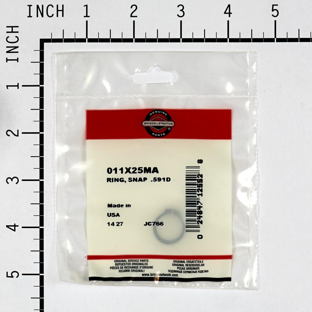 Briggs & Stratton Ring, Snap .591D - . 11X25MA