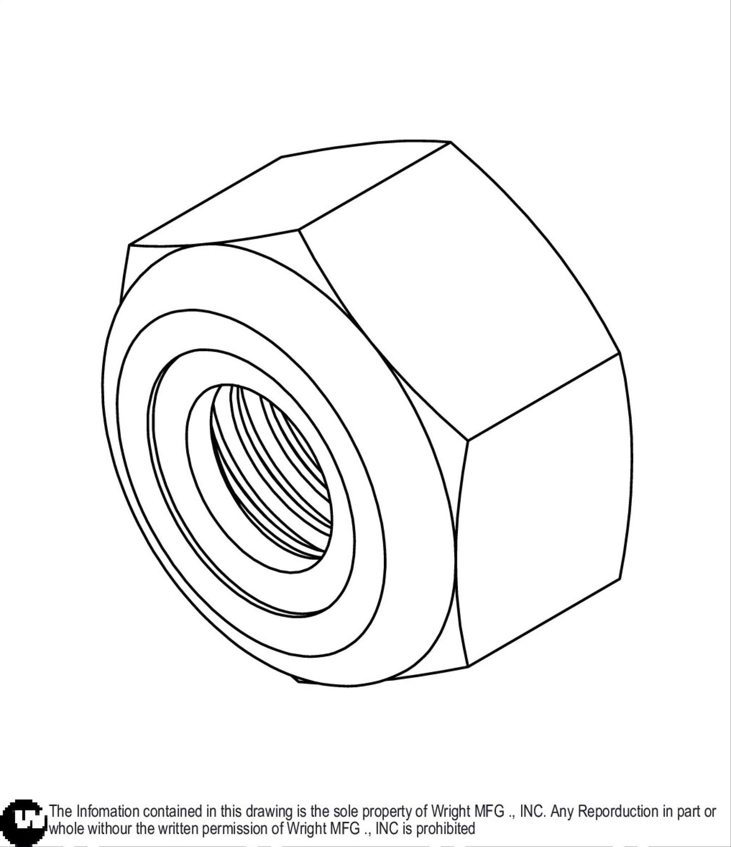 Nylock Nut 10-32 12990016.