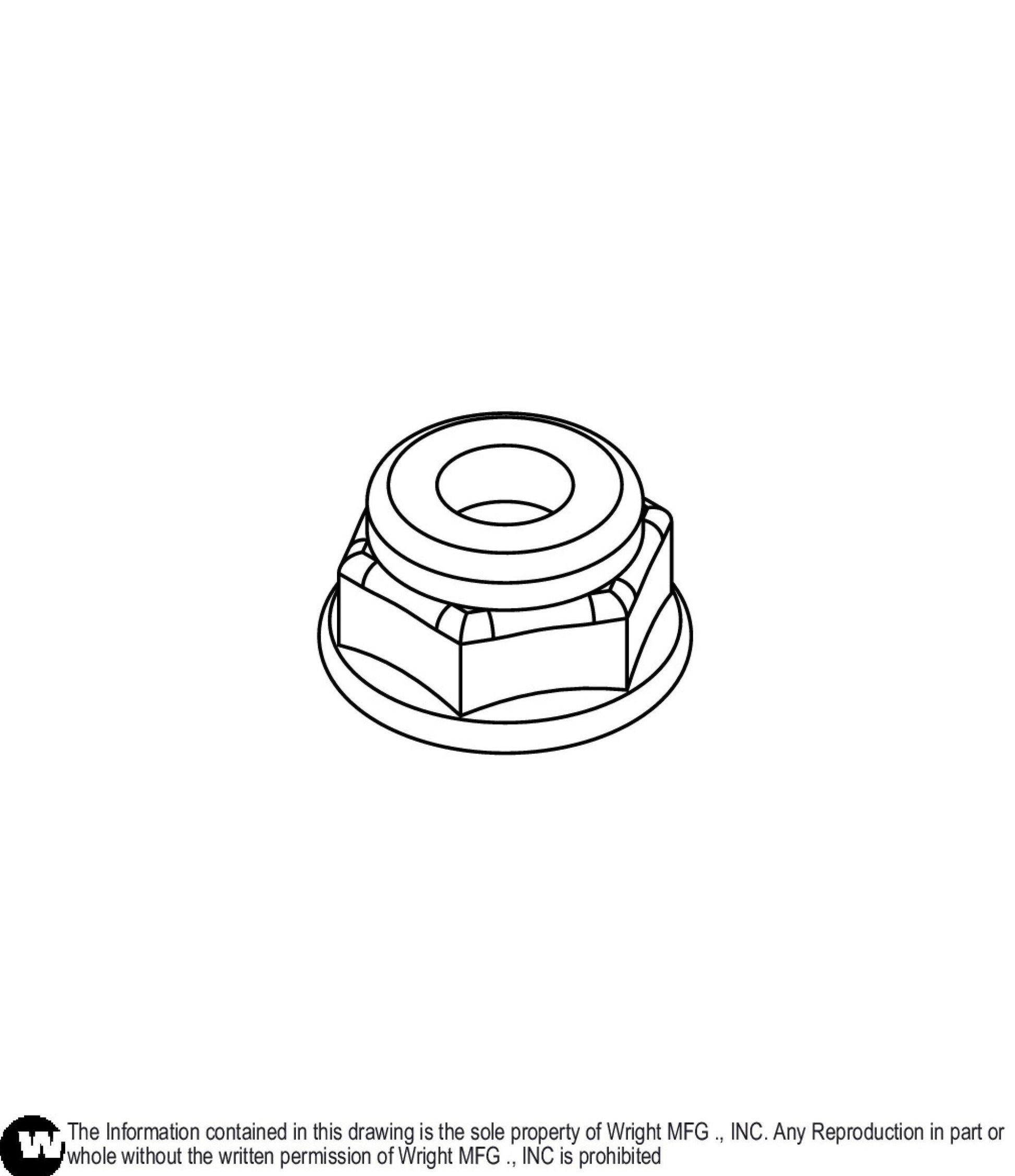 Nylock Nut 1/4-20 Z 12990019.