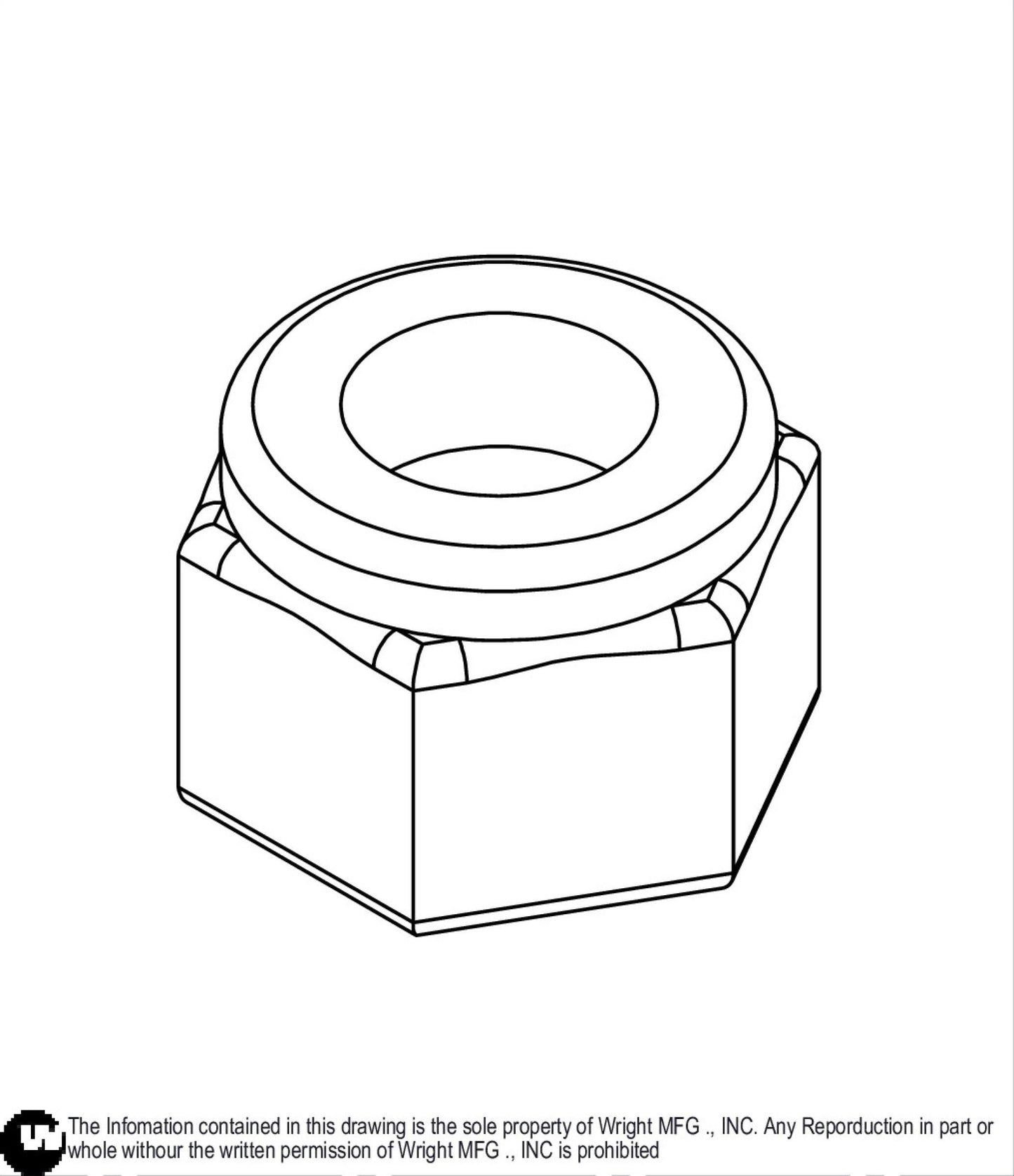 Nylock Nut 3/8-16 Z 12990020.