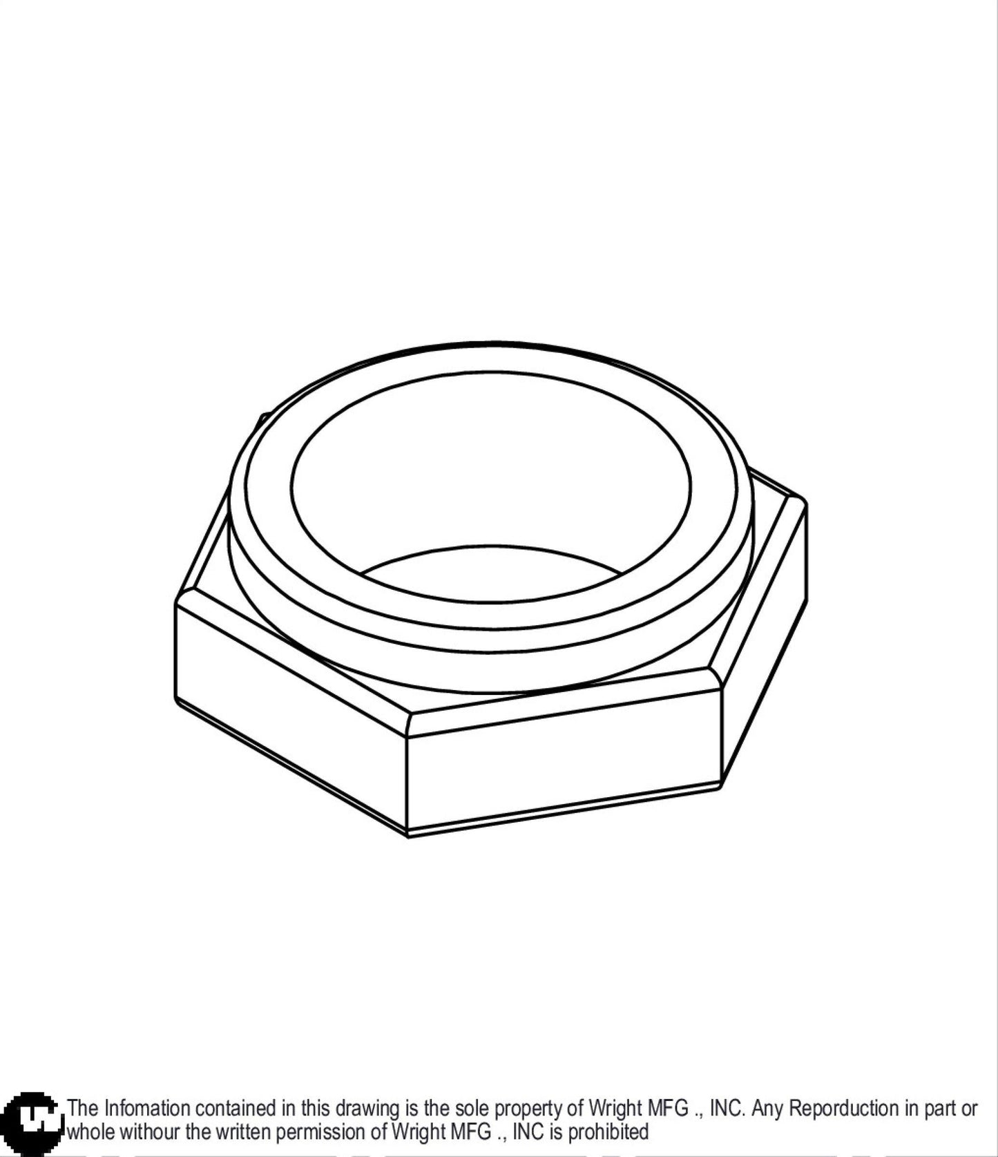Nylock Jam Nut 3/4-10 Z 12990026.
