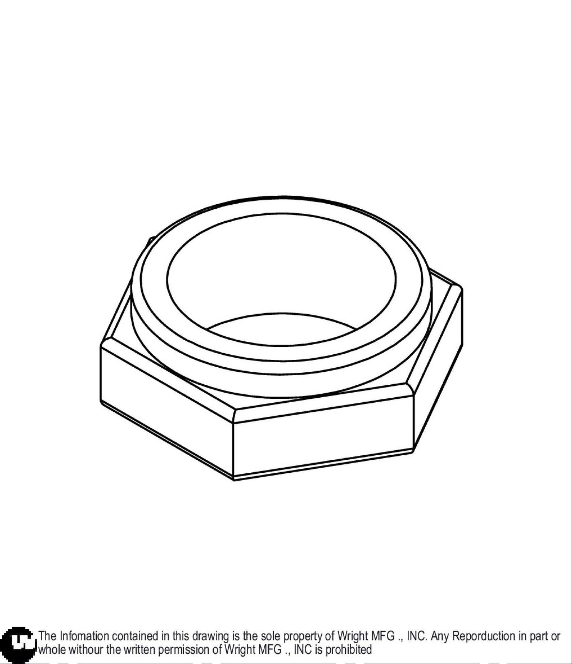 Nylock Jam Nut 3/4-10 Z 12990026.