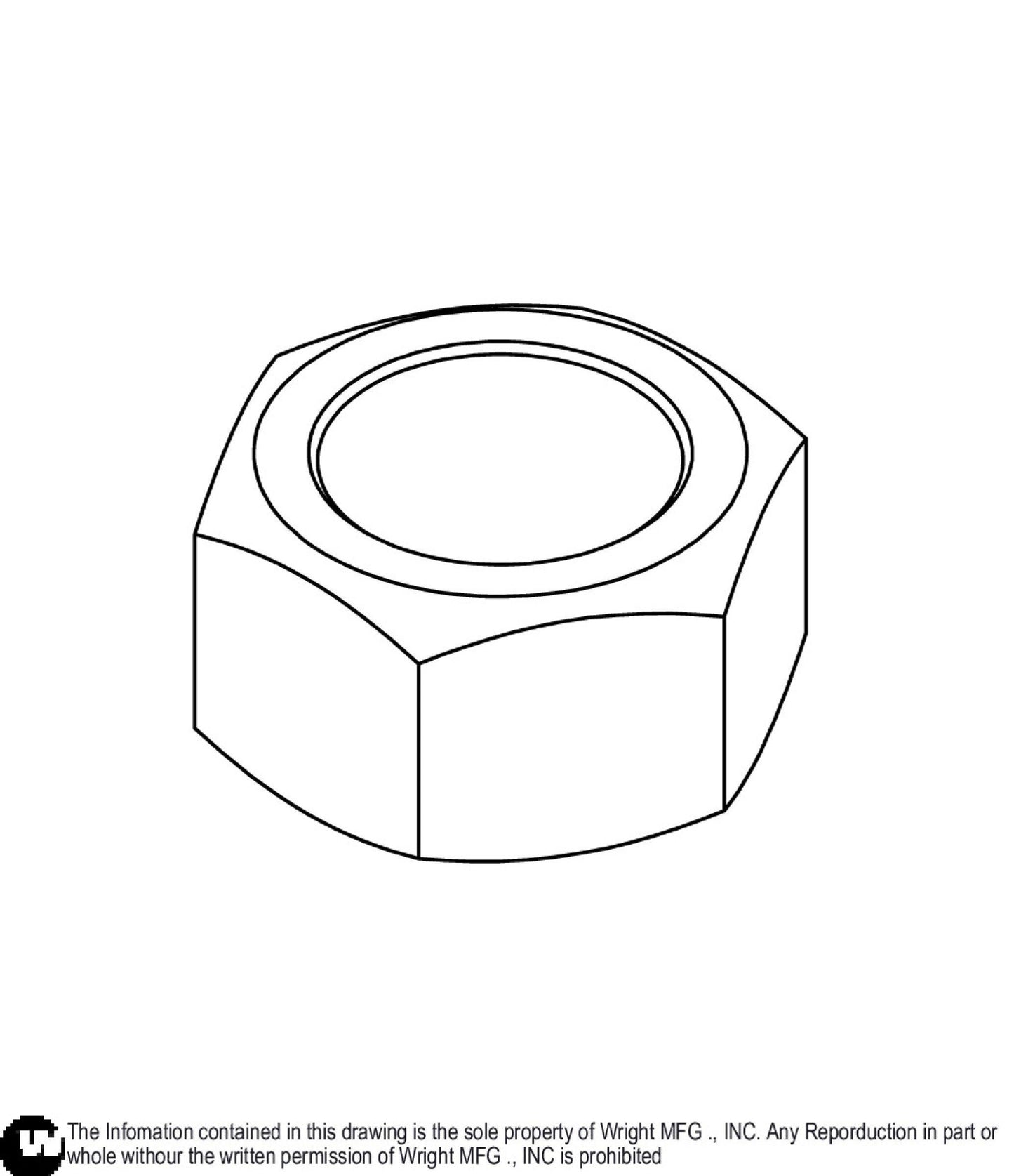 Top Lock Nut 3/8-16 12990031.