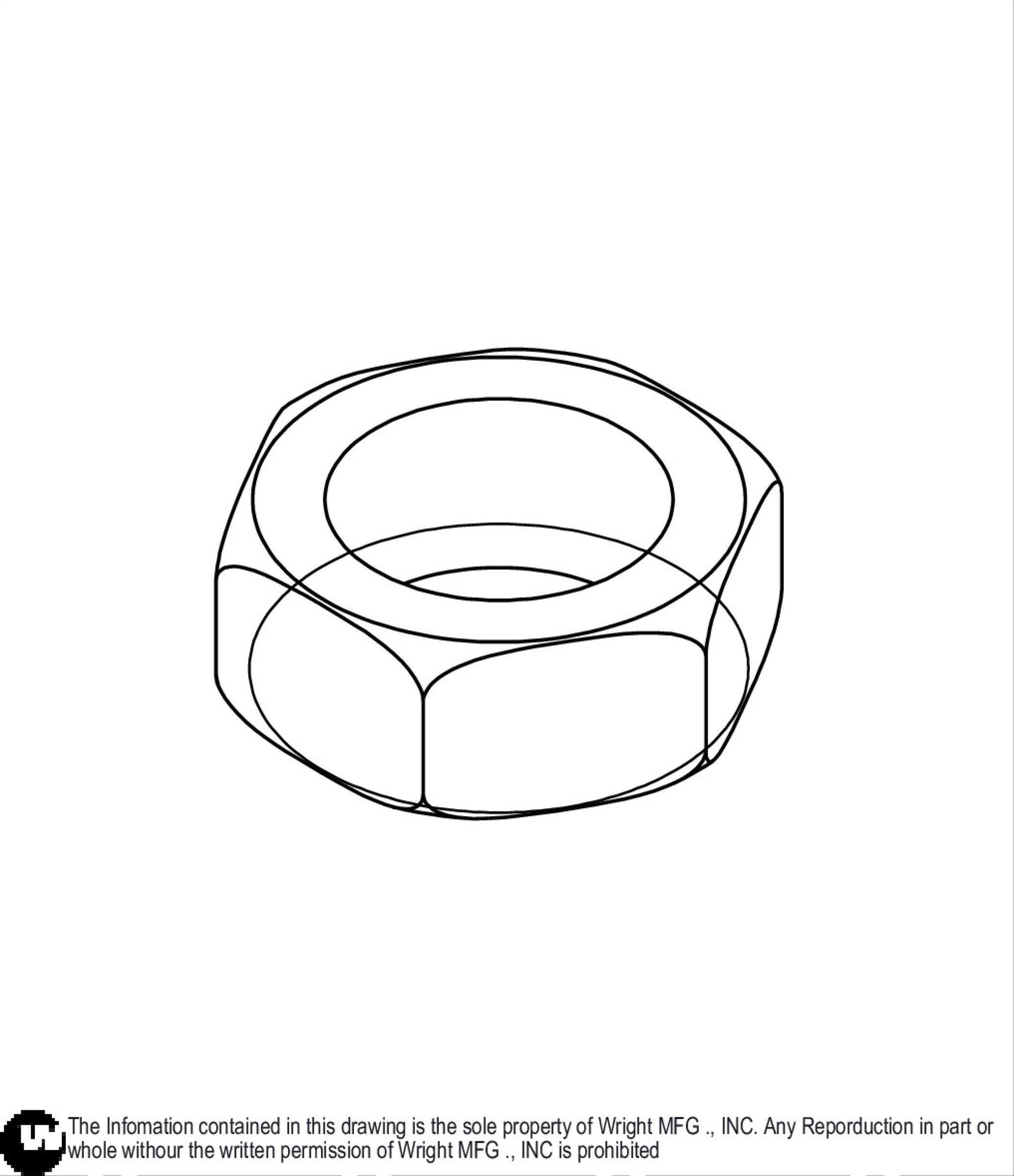 Jam Nut 3/4-16 Z 12990037.