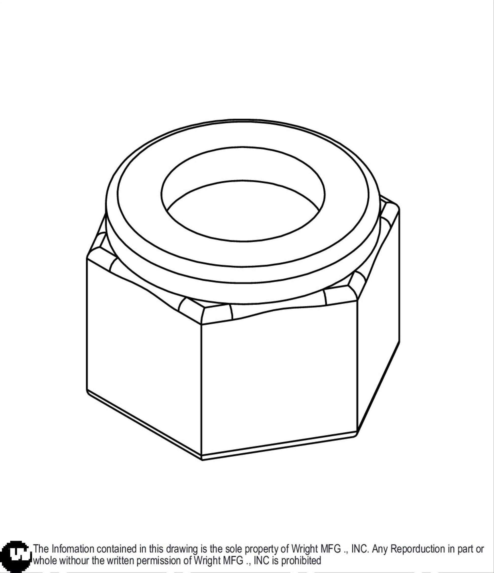 Nylock Nut 1/2-20 Z 12990038.