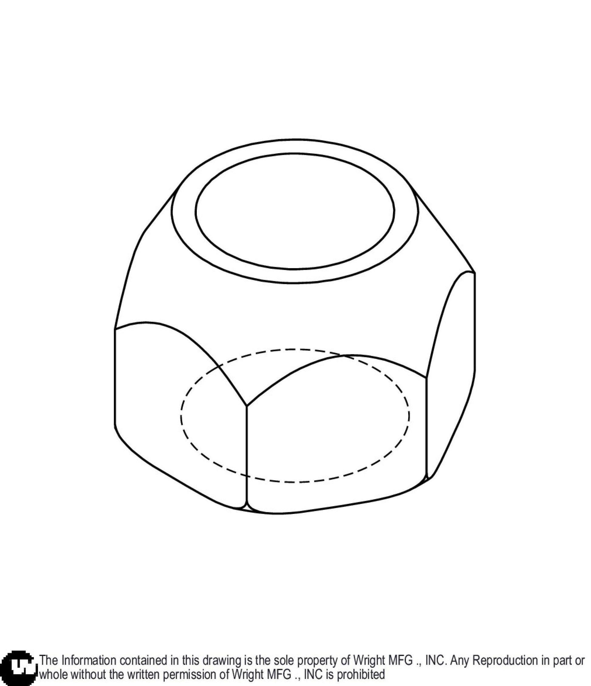 Lug Nut, 1/2-20 (Rep 72410001) 12990082.