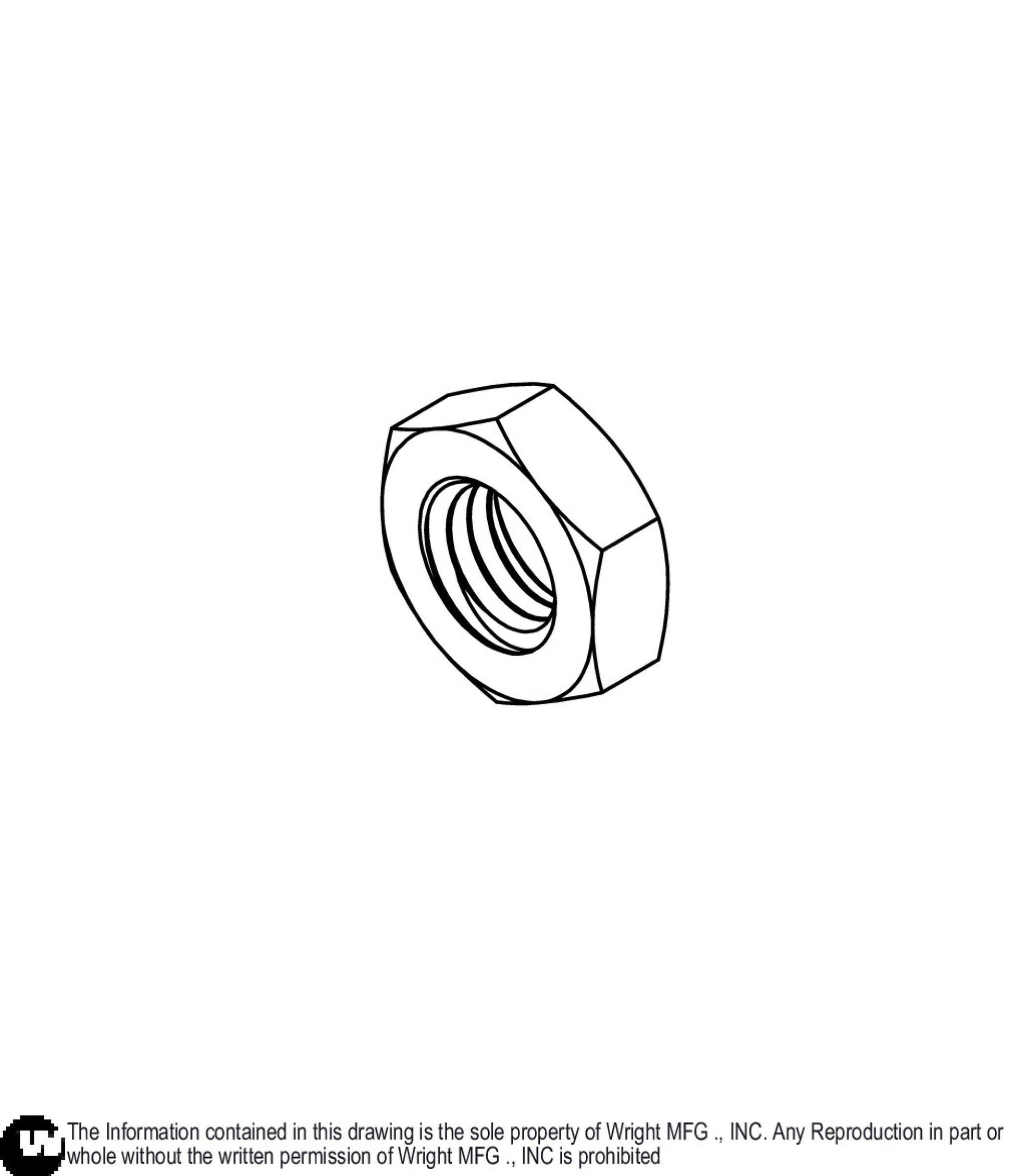 Jam Nut 9/16-12 Z5 12990089.
