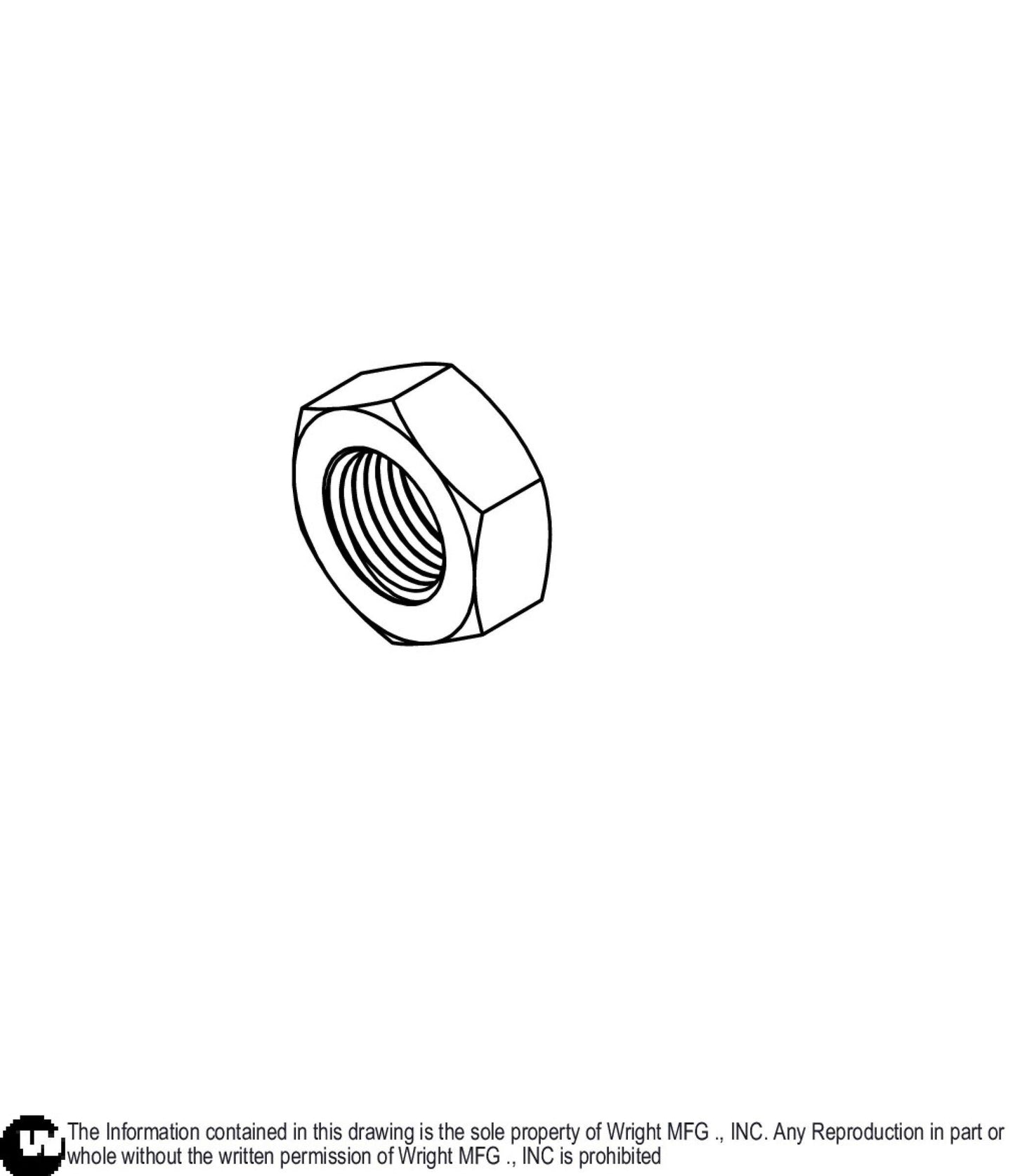 Jam Nut 1/2 - 20 12990093.