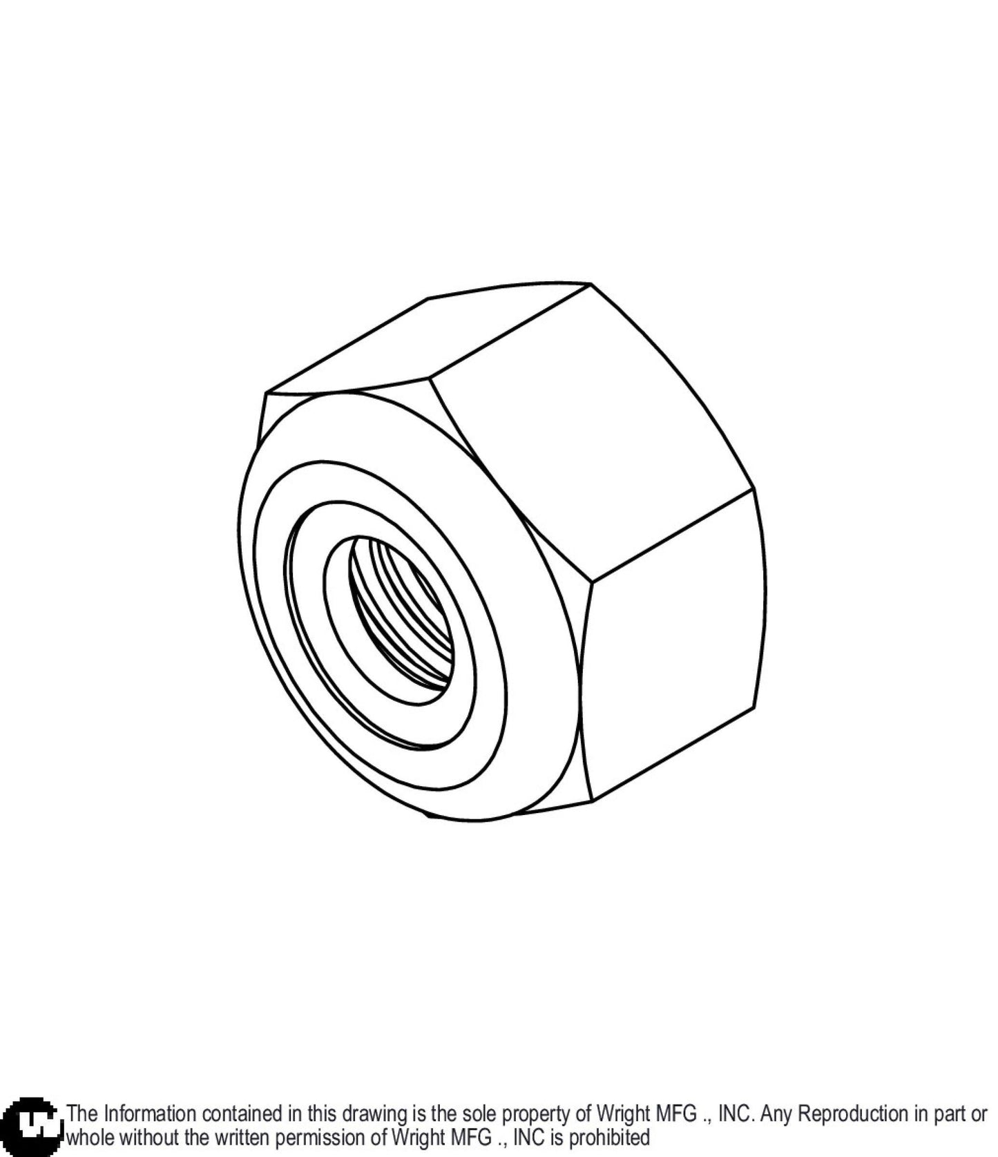 Nylock Nut 8-32 12990102.