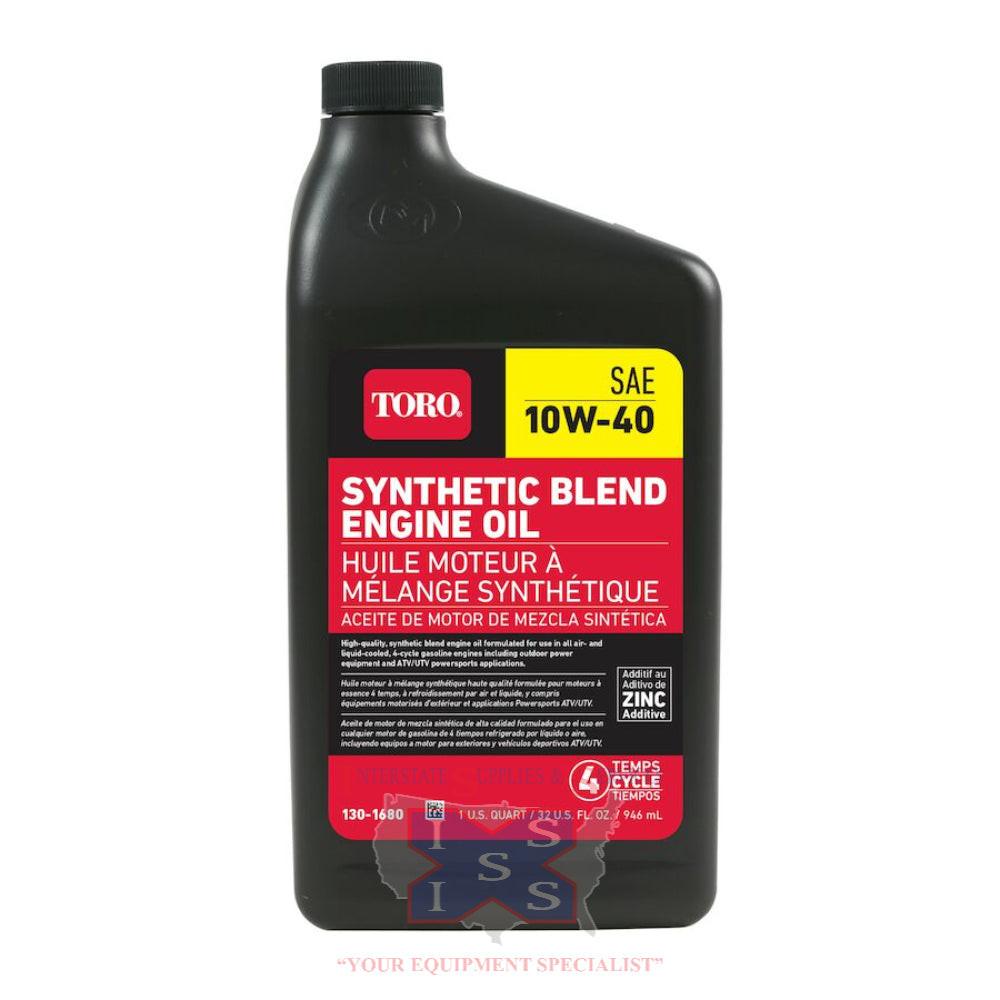 Toro 10W-40 4-Cycle Engine Oil 32 Oz Bottle 130-1680.