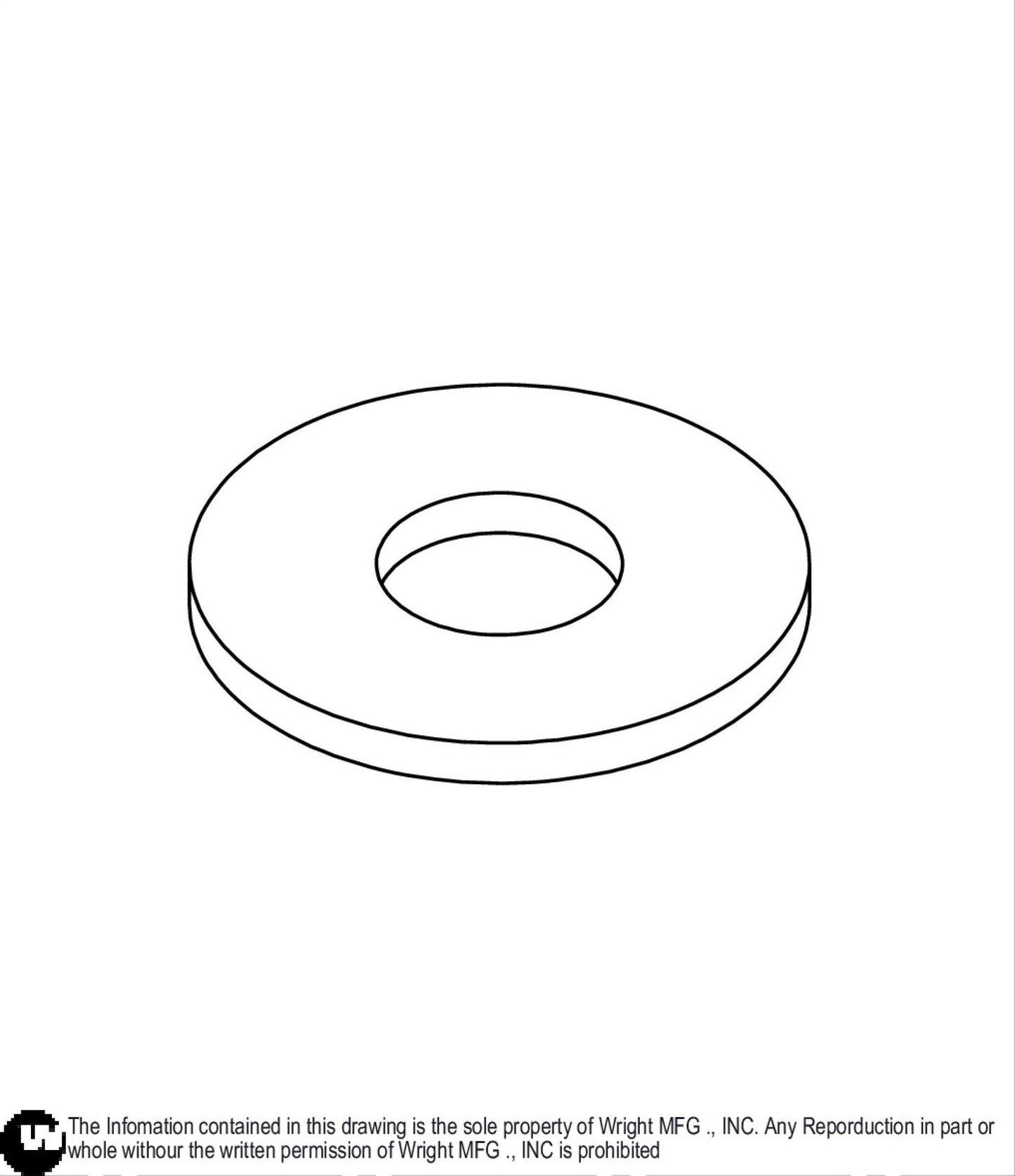 Flat USS Washer 7/16 Z 13990002.