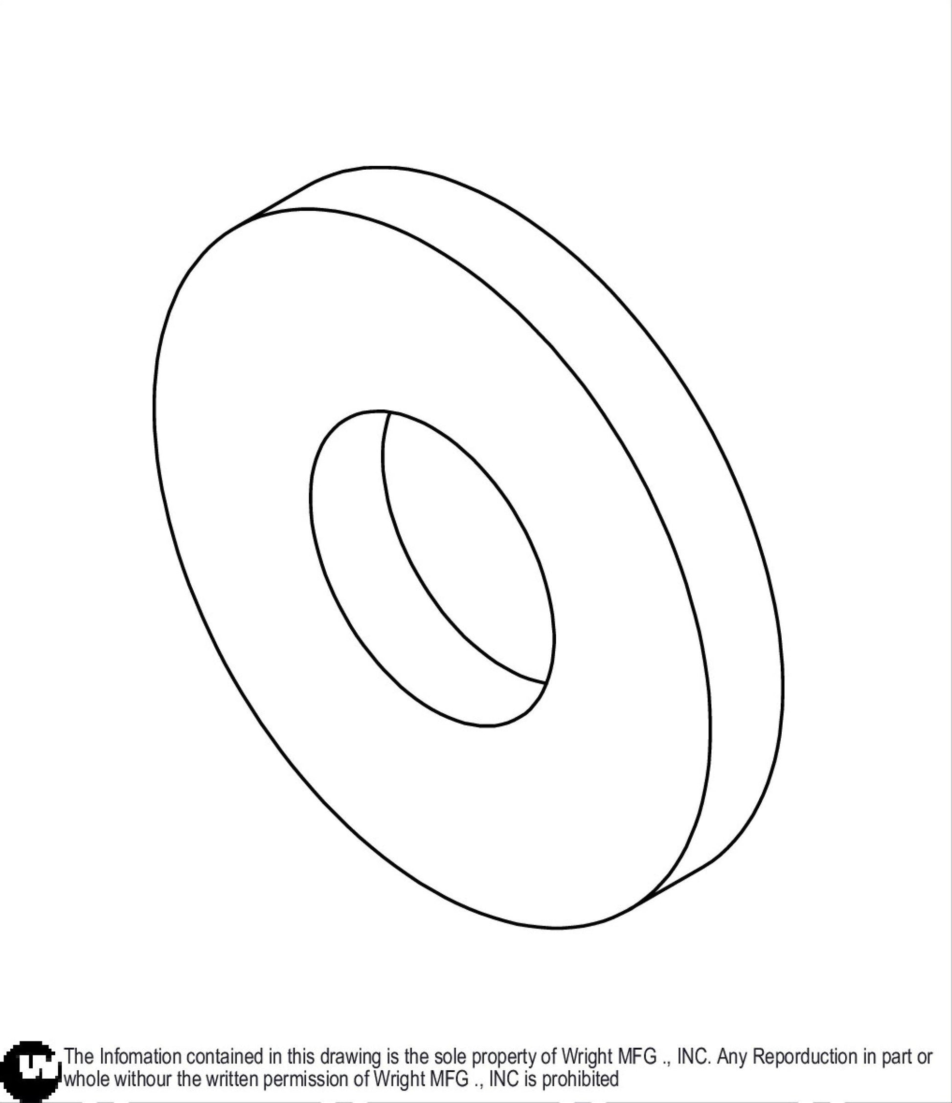 Flat SAE Washer #10 Z 13990003.