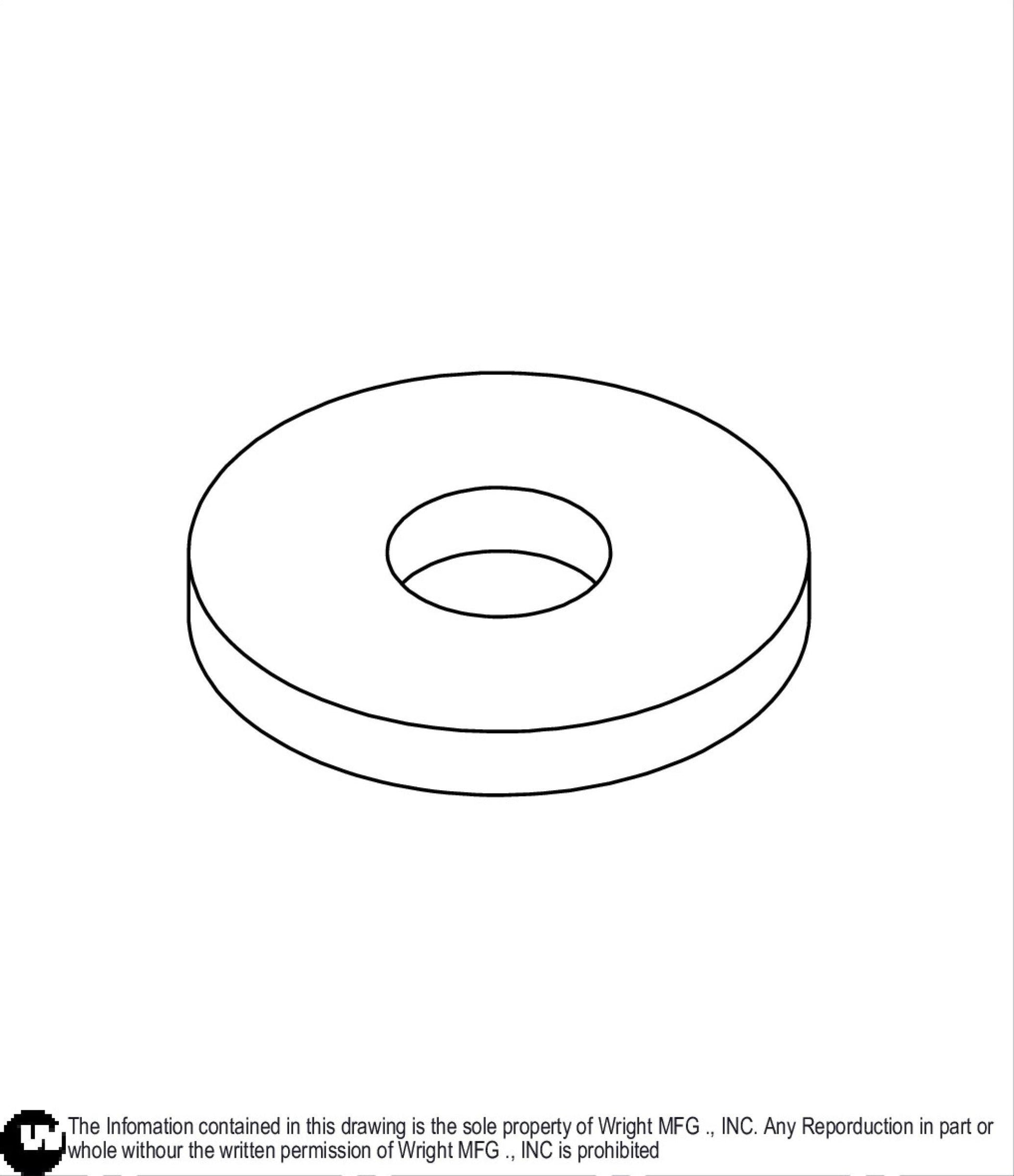 Washer For Seat Spring 13990025.