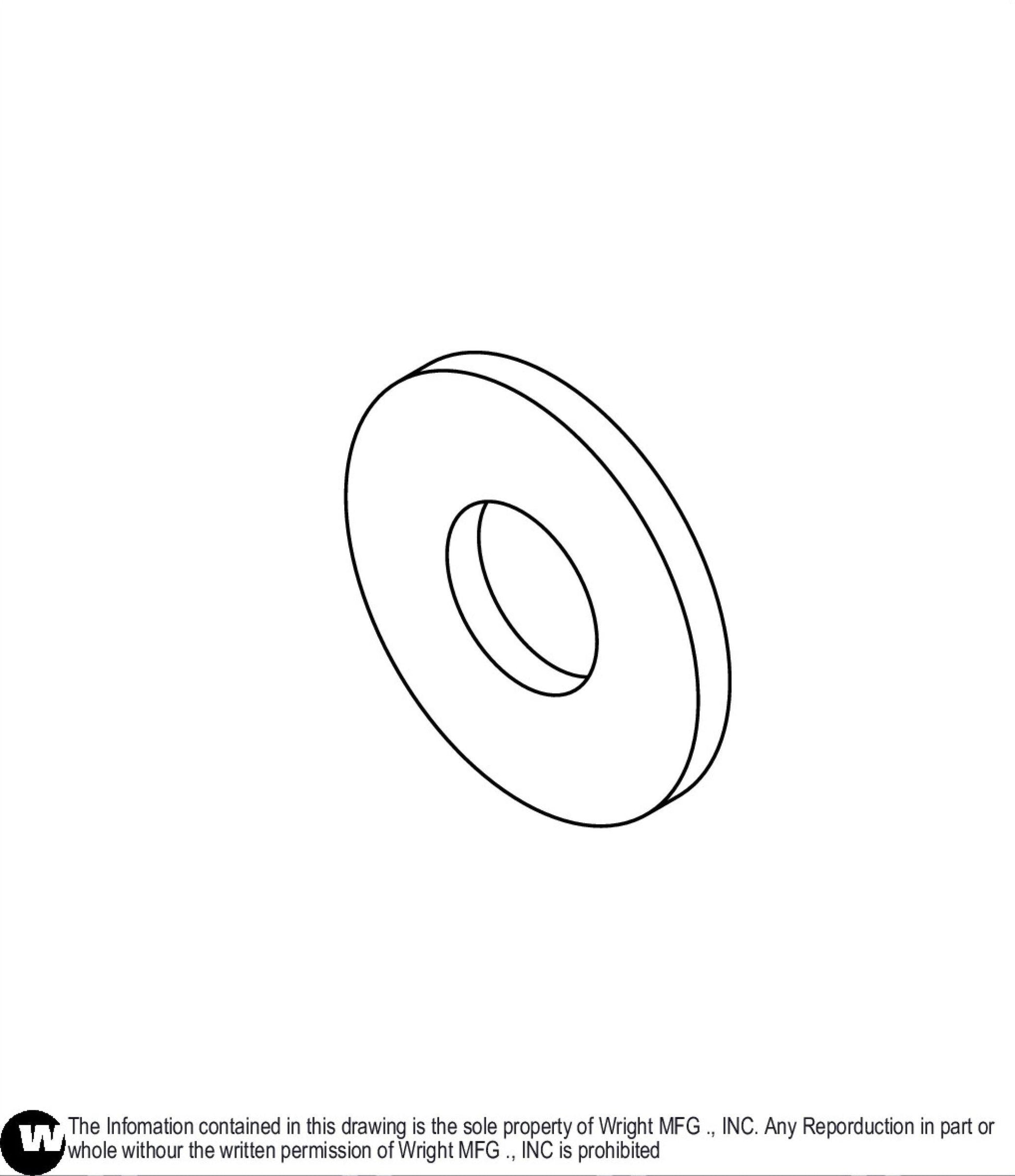 Thru-Hard Washer 9/16 USS 13990026.