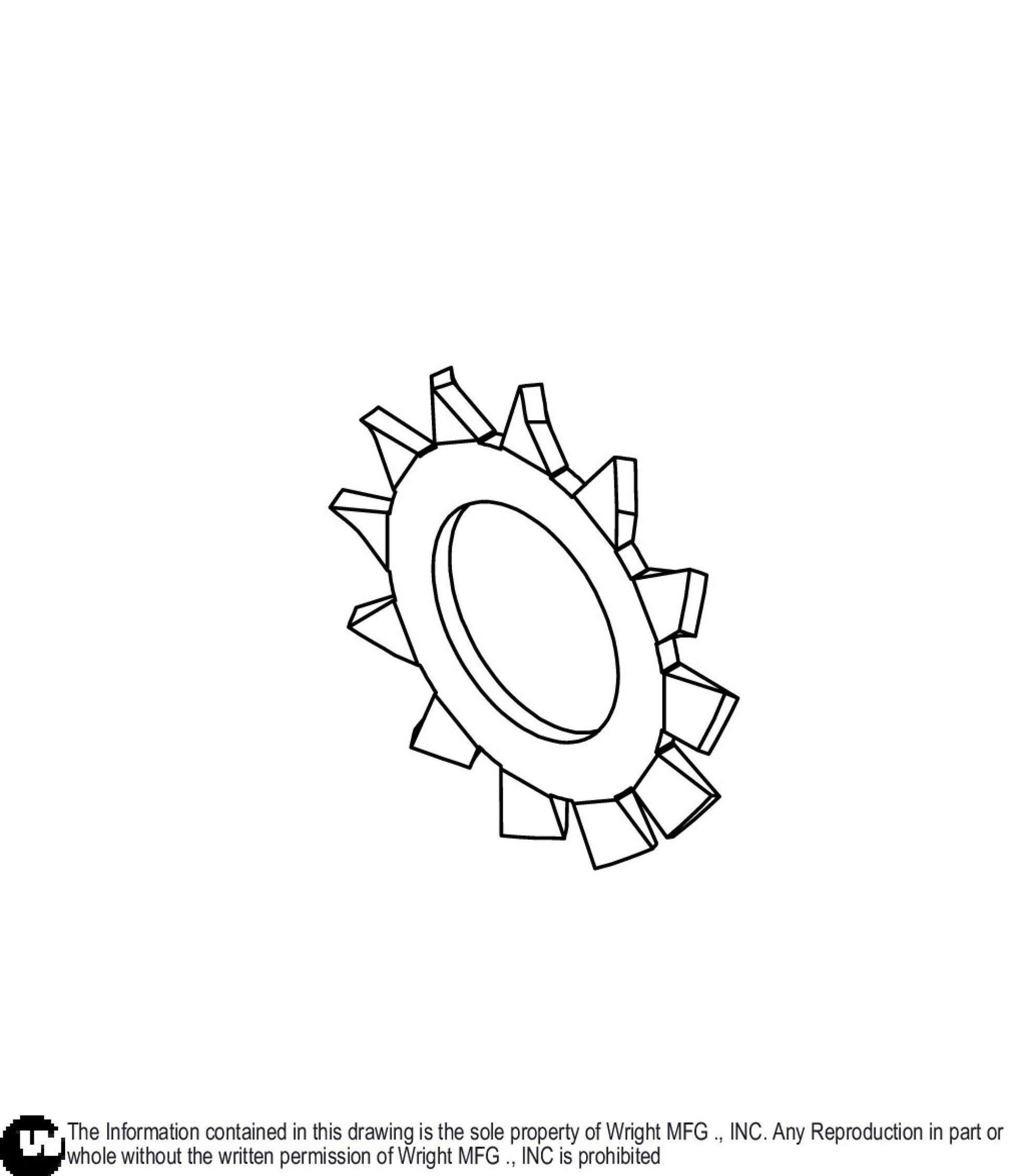 External Lock Washer 1/4 13990073.