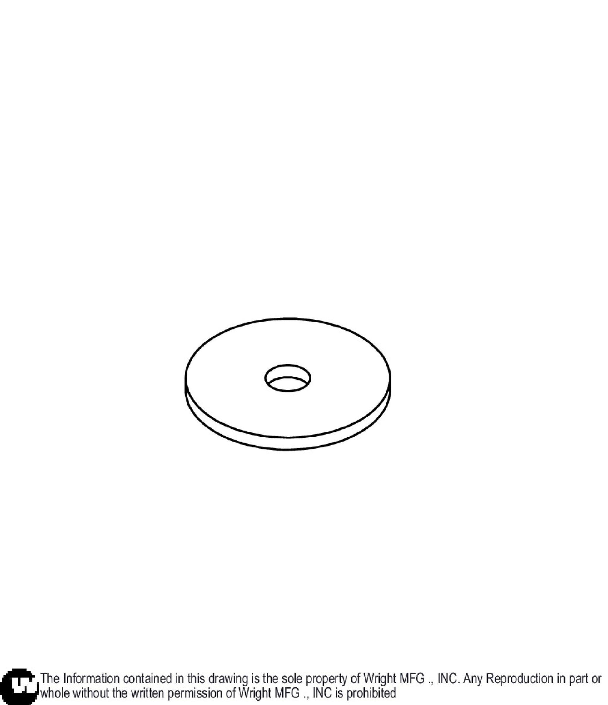 Fender Washer 3/16 x 1 OD x .072 13990078.