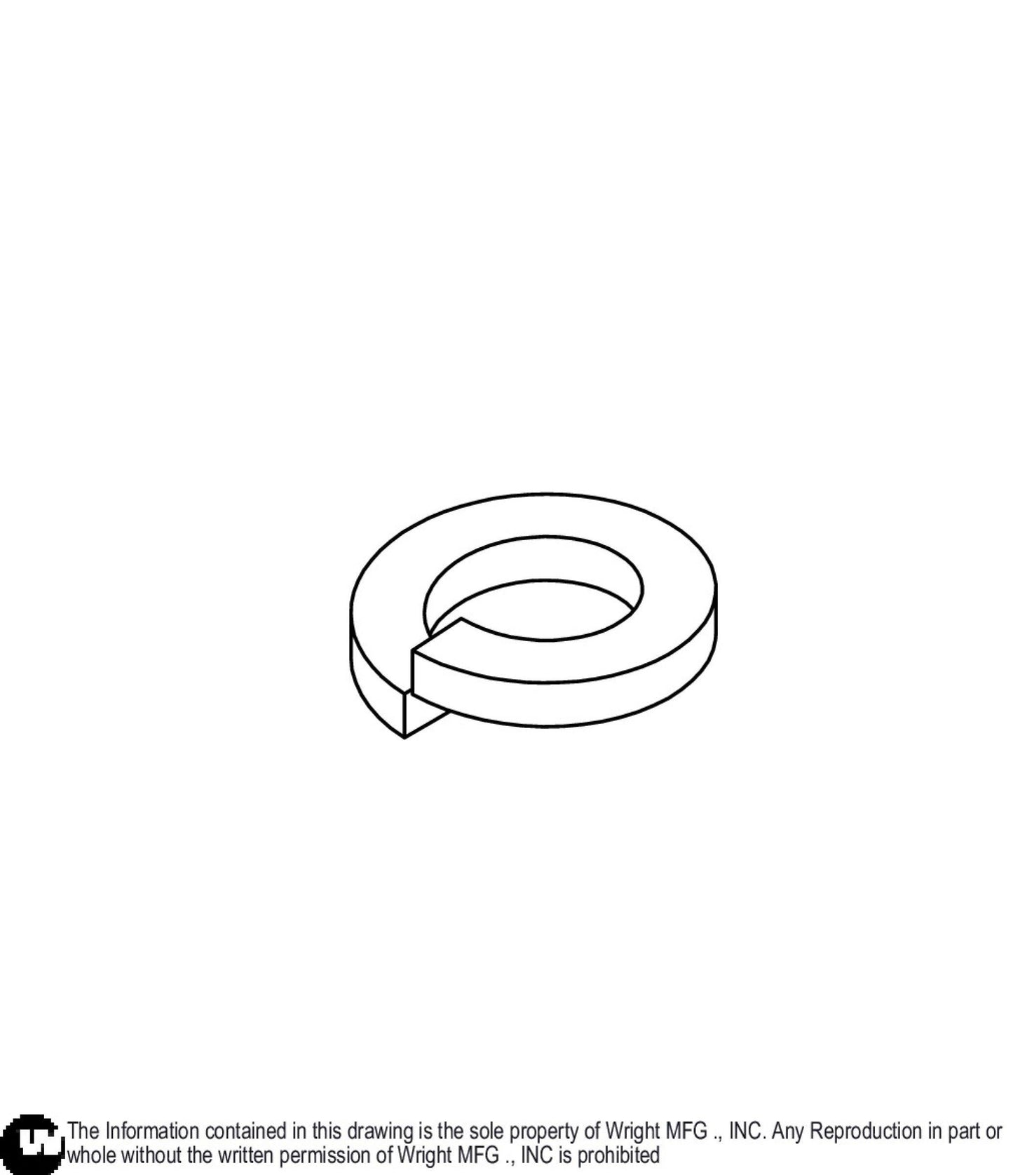 Split Lock Washer 5/8 Z 13990080.