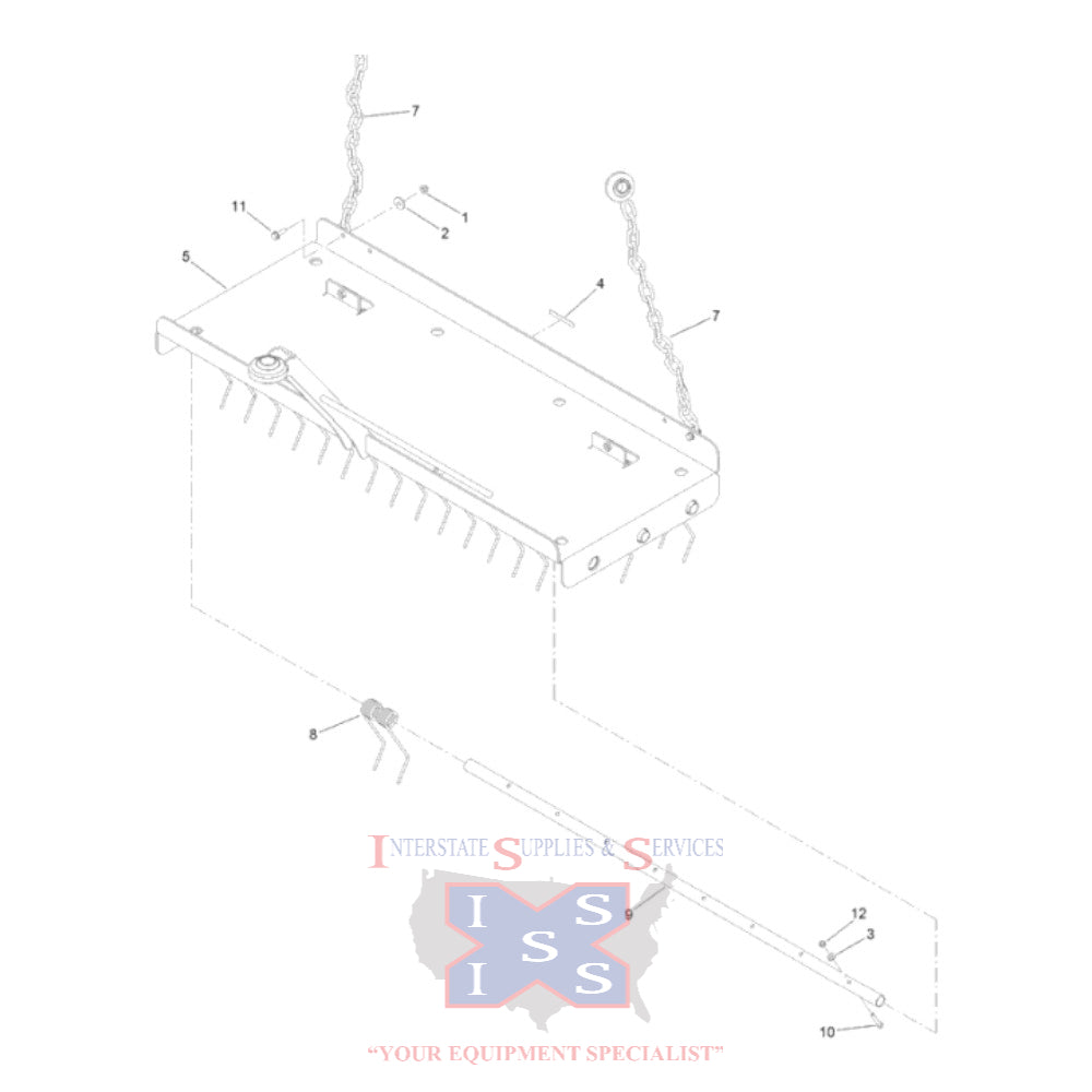 DETHATCH RAKE ASSEMBLY