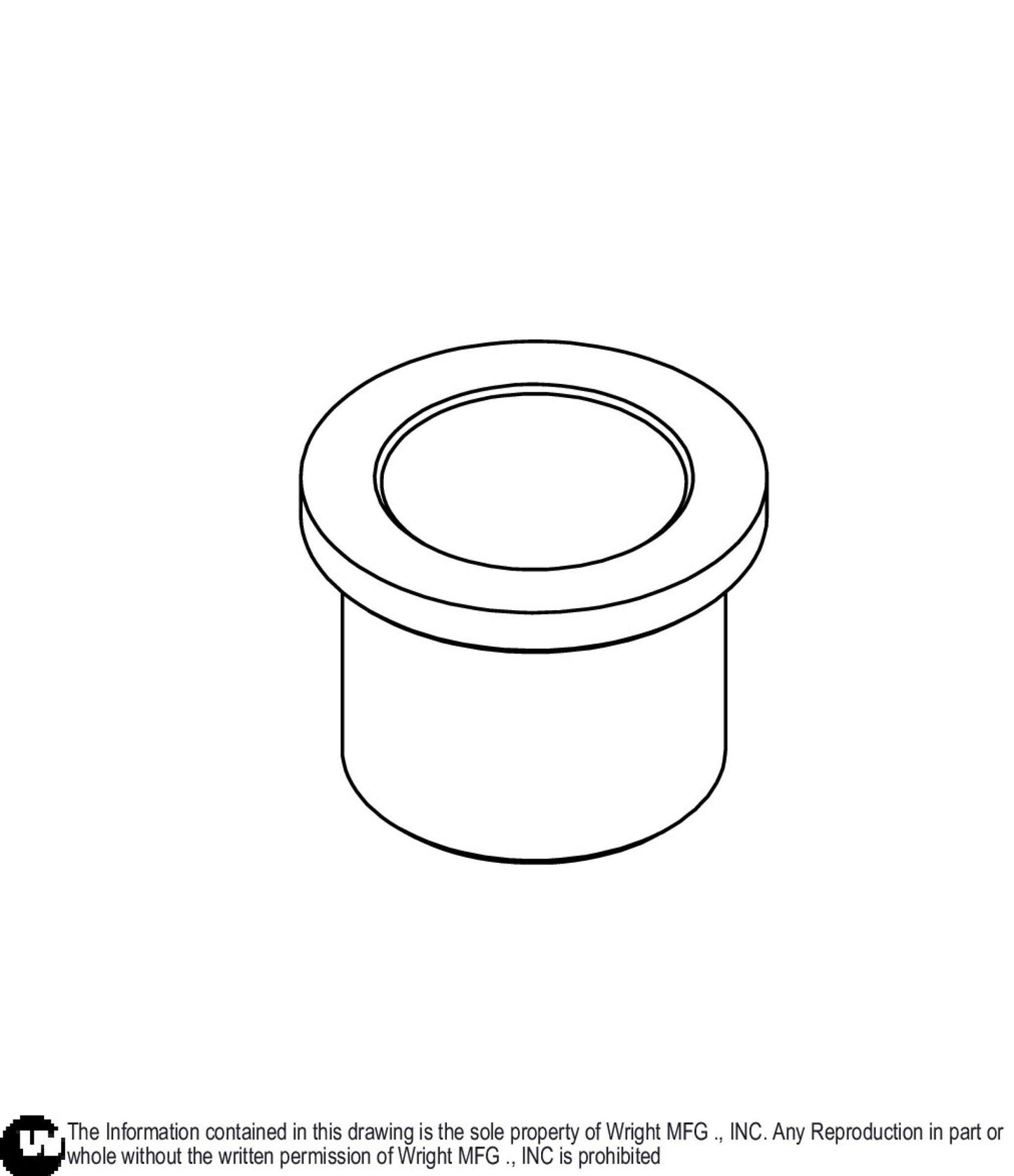 Bushing, 7/8ID X 1.14OD X 1 14990007.
