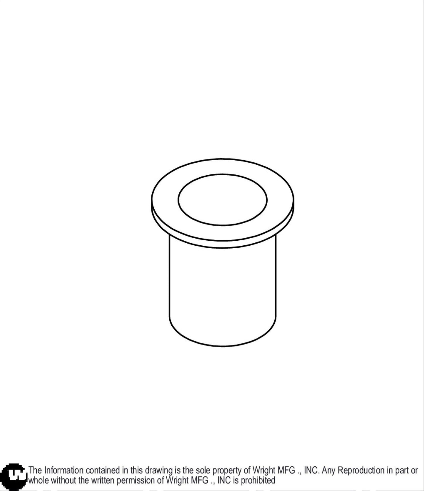Synthetic Bushing 5/8 ID X 3/4 OD X 1 14990013.